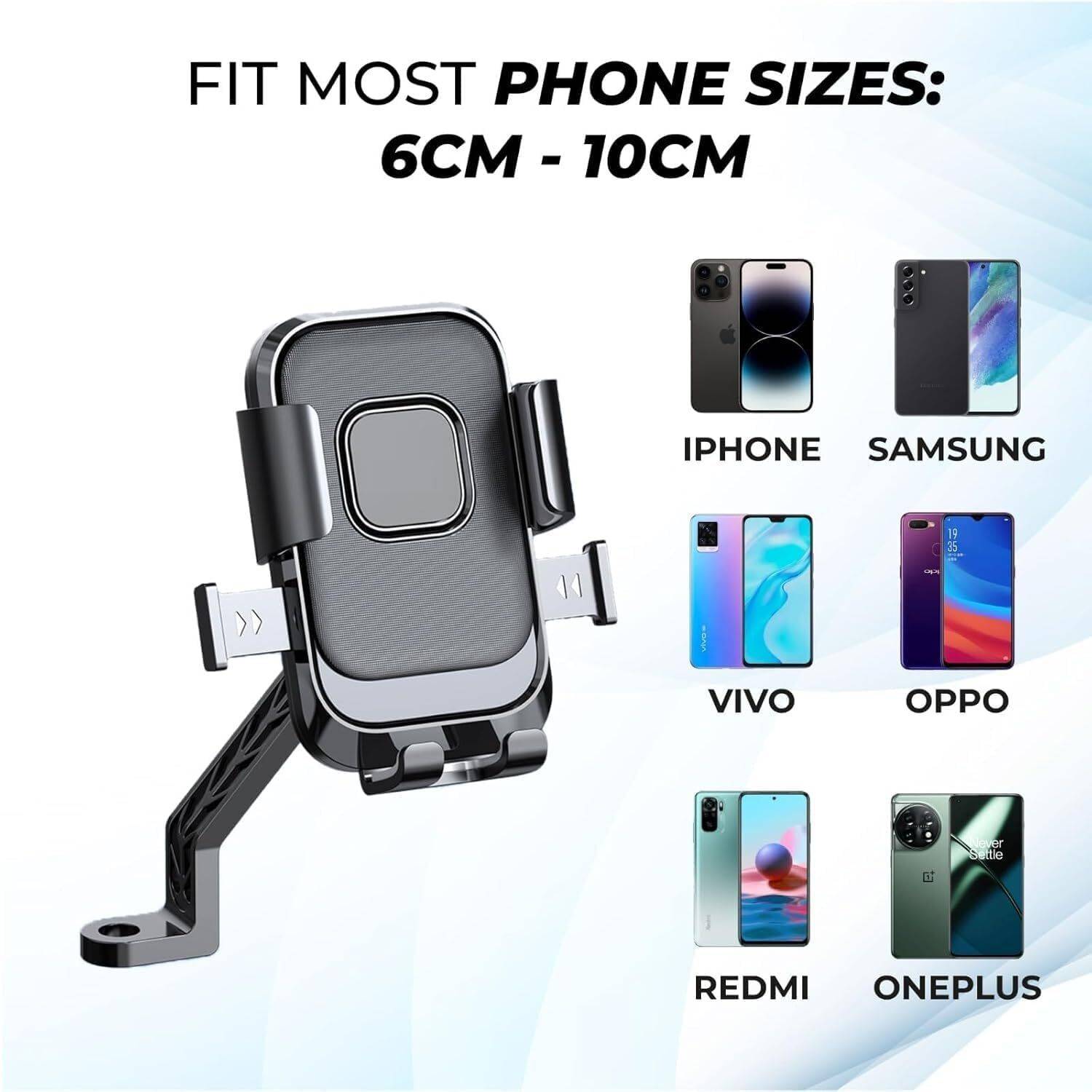 infuze XY-089 Bike/Scooty Mobile Holder - Image 5