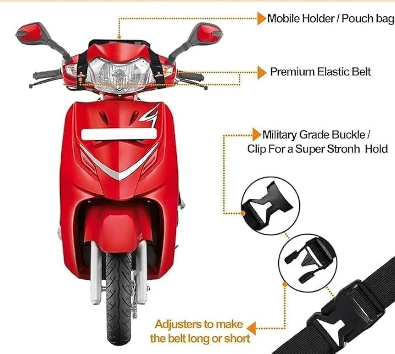 Image of Darkview Mobile Holder Mount Pouch Bag Waterproof-871 Bike Mobile Holder