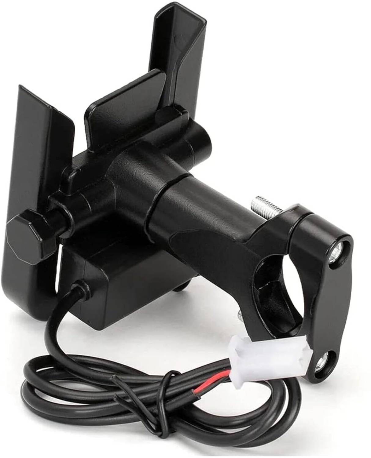 MOXLY Metal Bike Mobile Holder with USB Charger - Image 2