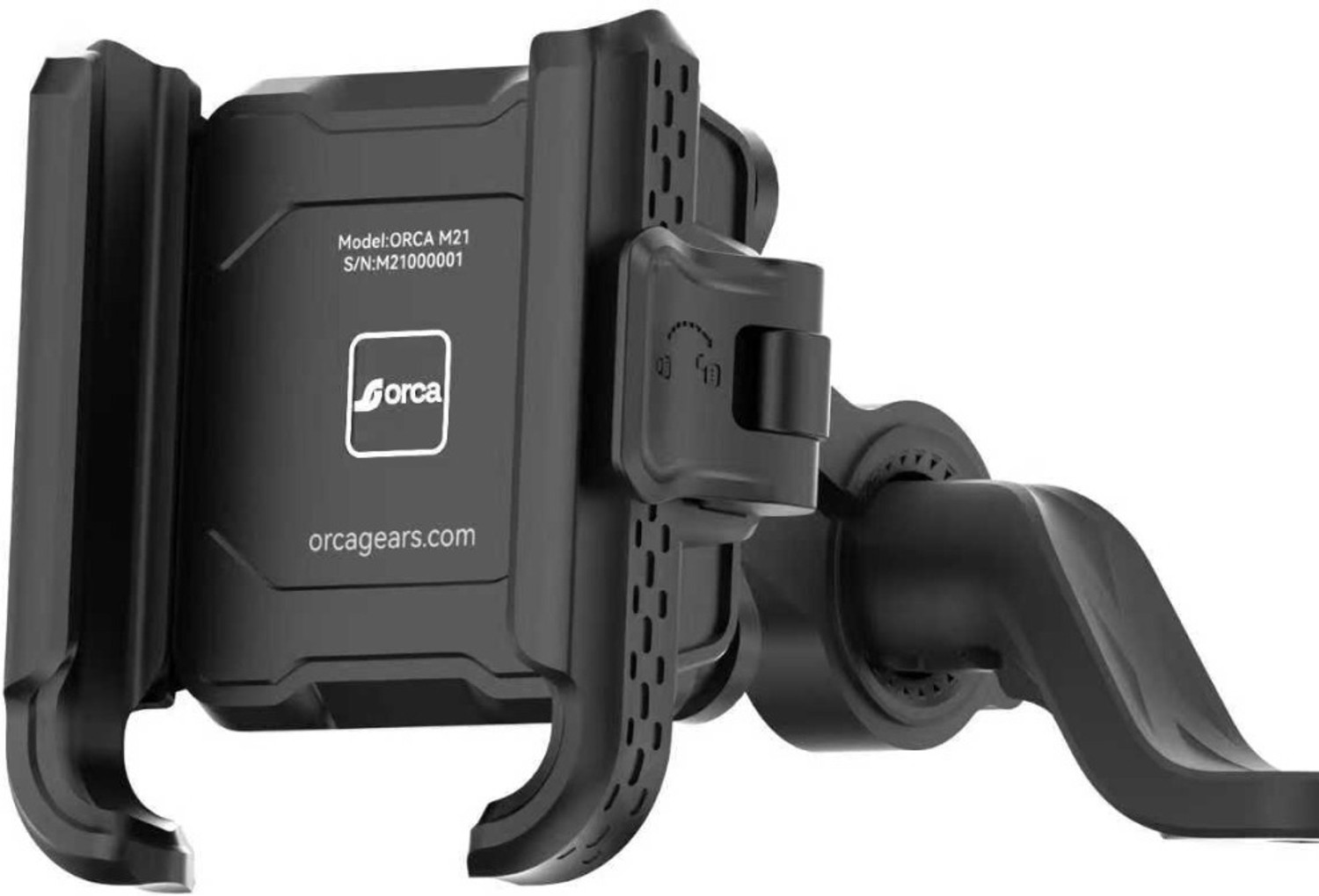 Image of ORCA M21 Pro+ Bike Phone Mount, Quad-Shock Dampener, 360 Quick Release Stable! Bike Mobile Holder