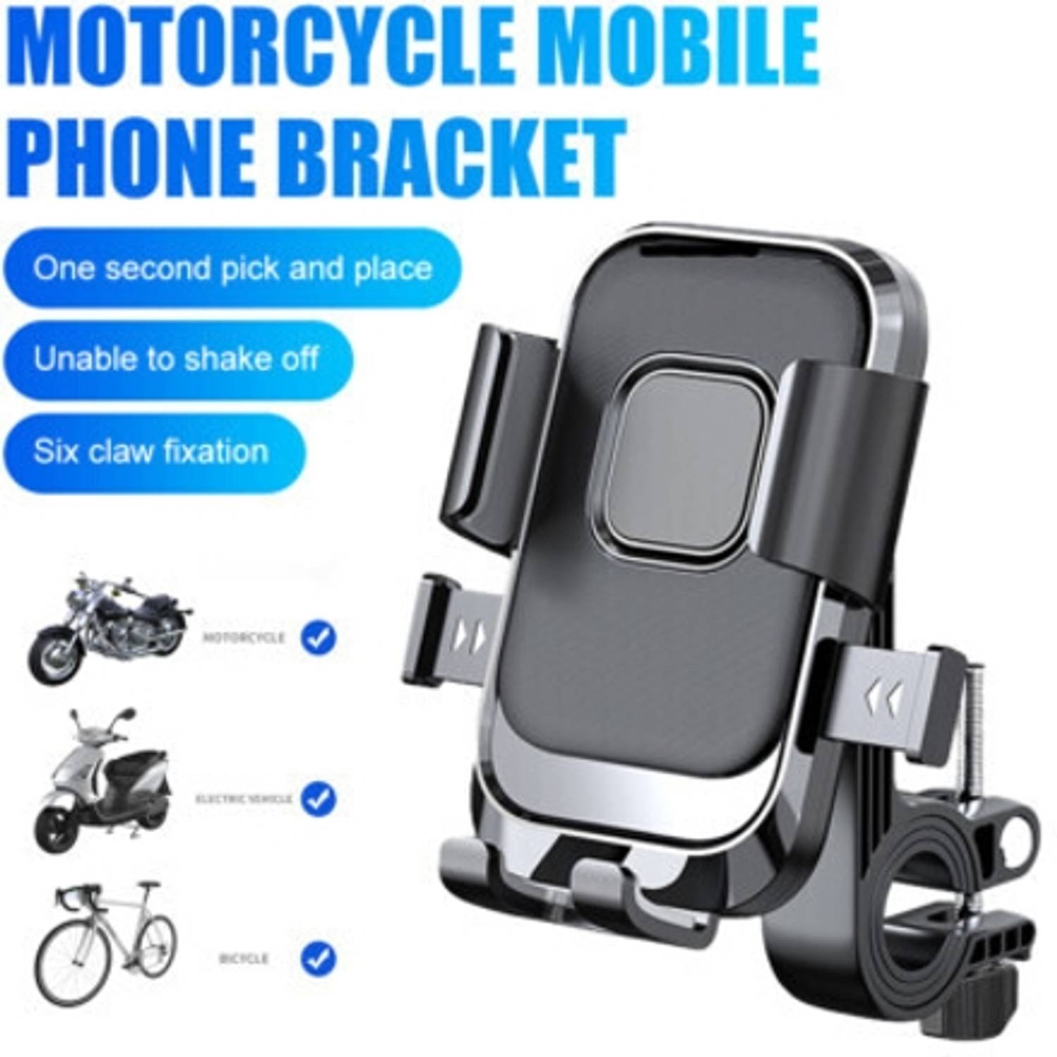 Zentra Adjustable Anti-Shake Bike Mobile Stand - Image 2