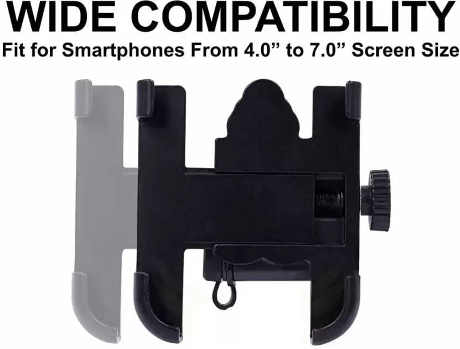 Image of Swaminex USB Bike Mobile Holder with Charging | Motorcycle Phone Mount Stand Bike Mobile Holder