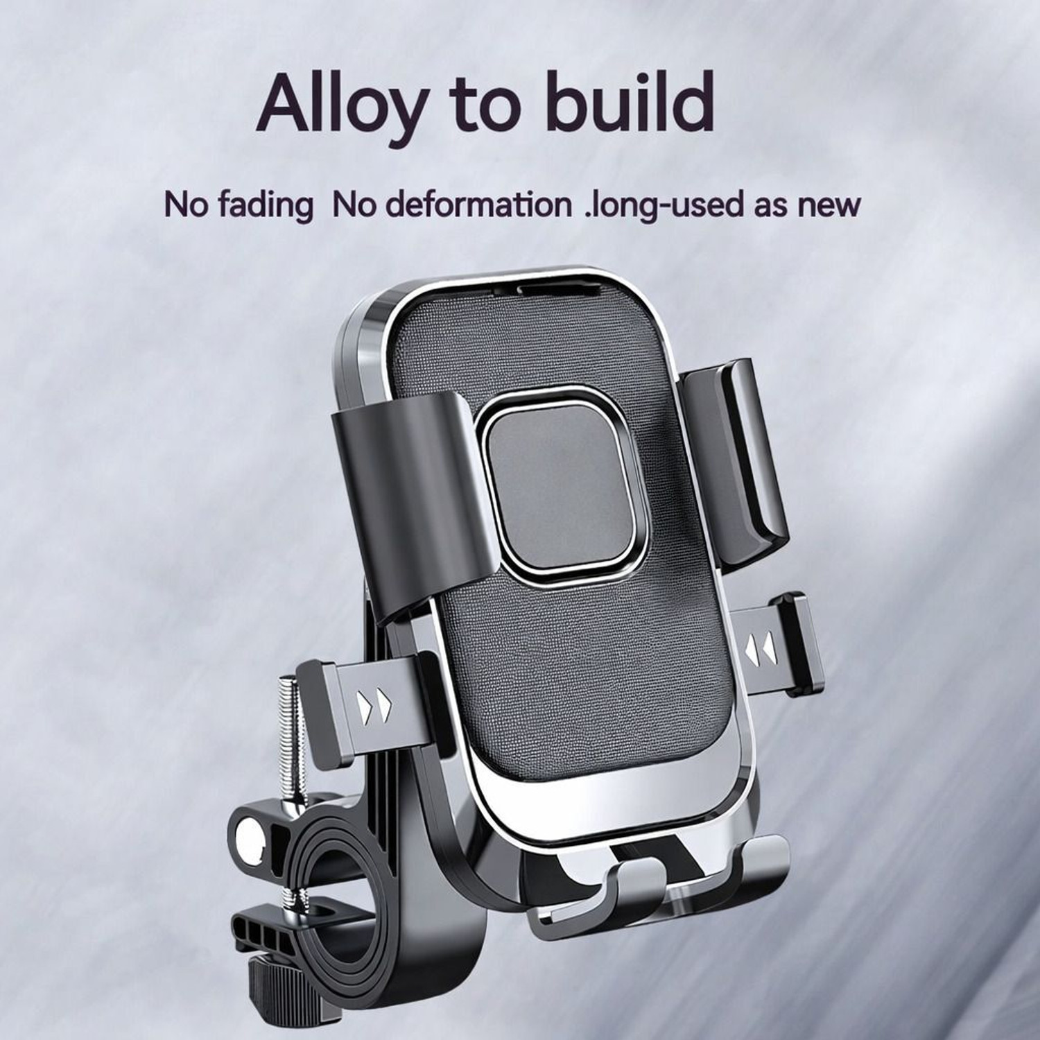 Image of MORTER XY-088 Bike Mobile Holder with Alloy Body, One Click Lock, Shockproof Bike Mobile Holder
