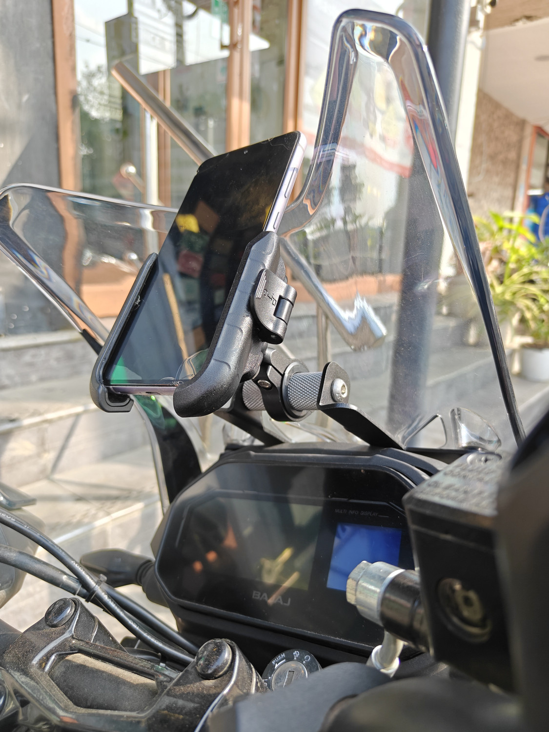 Image of Torque Craft Dominar 400 2025 GPS Mount Holder | Direct Fit Navigation Bracket Mobile Holder Bike Mobile Holder
