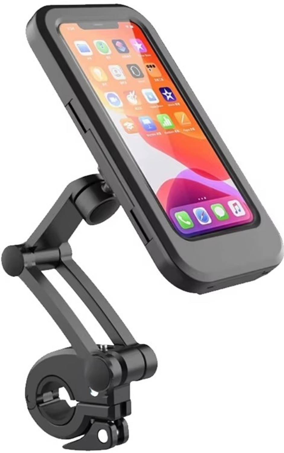 BITWEAVE Full Protection Waterproof Bike Mobile Holder Rain Cover Release Handle Mount Bike Mobile Holder