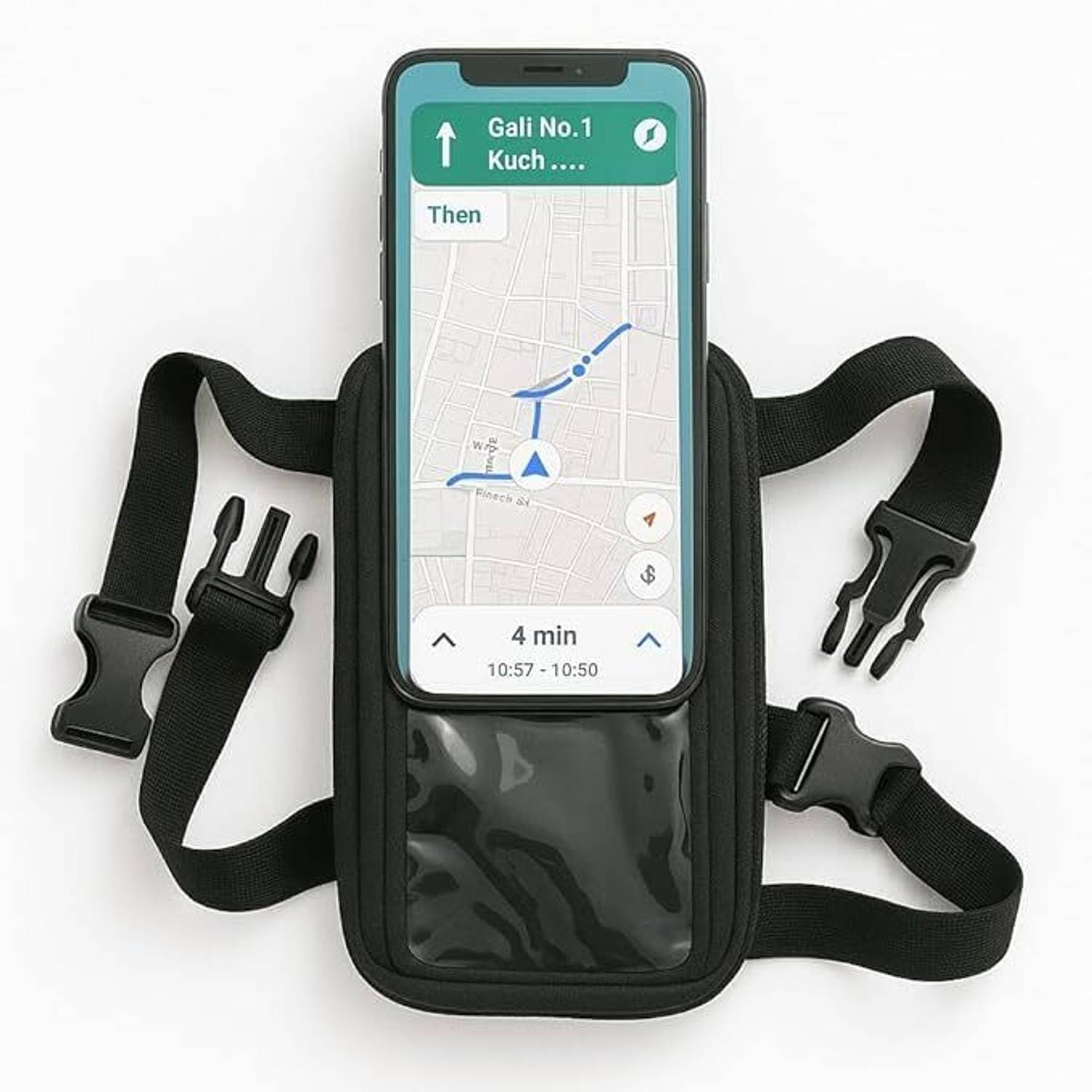 ALLEXSFIT Universal Water Resisant Mobile Holder / Pouch-Bag for All Scooter Scooty Bike Bike Mobile Holder