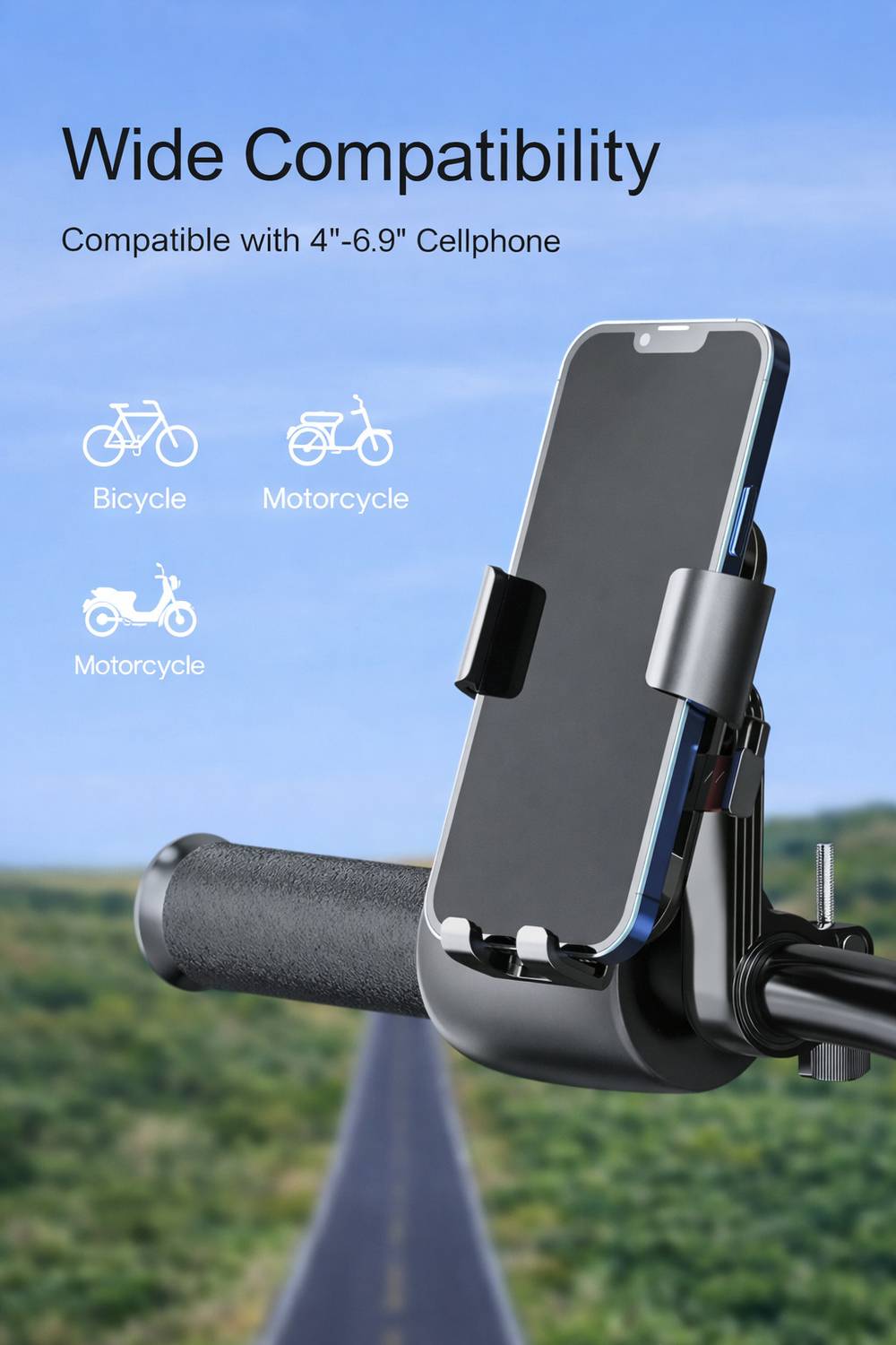 ennix Bike Mobile Holder Black - Image 3