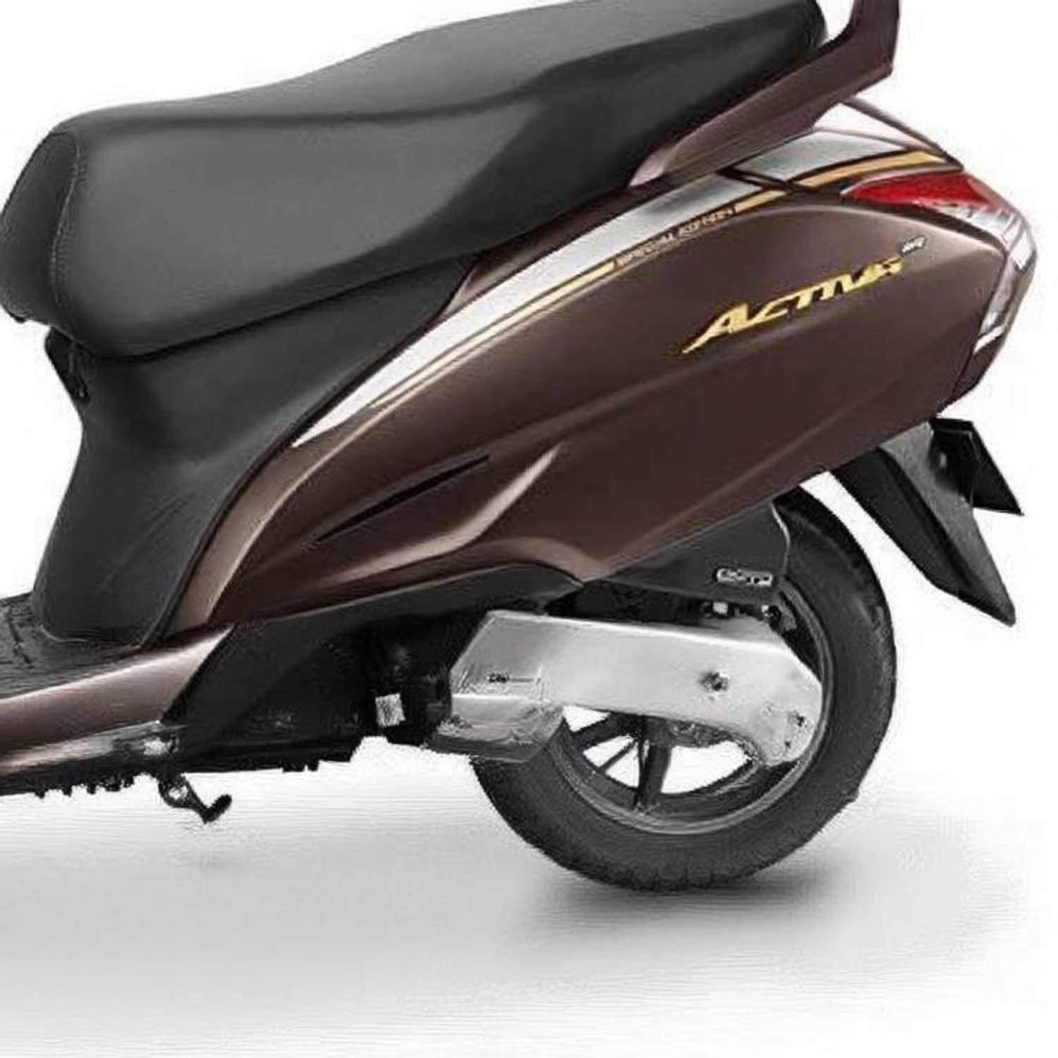 carbox Premium Leather Seat Cover for Custom - Fit Leather Seat Cover - Black Color Single Bike Seat Cover For Honda Activa 4G, Activa 5G, Activa 6G