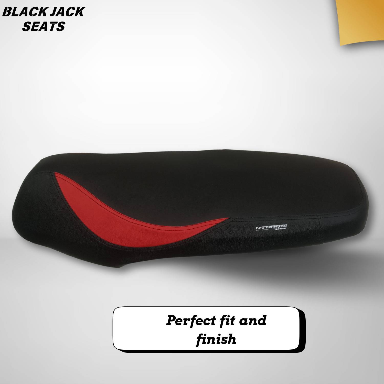 blackjackseats Premium Stripe Seat Cover for TVS NTorq 125 - Image 3