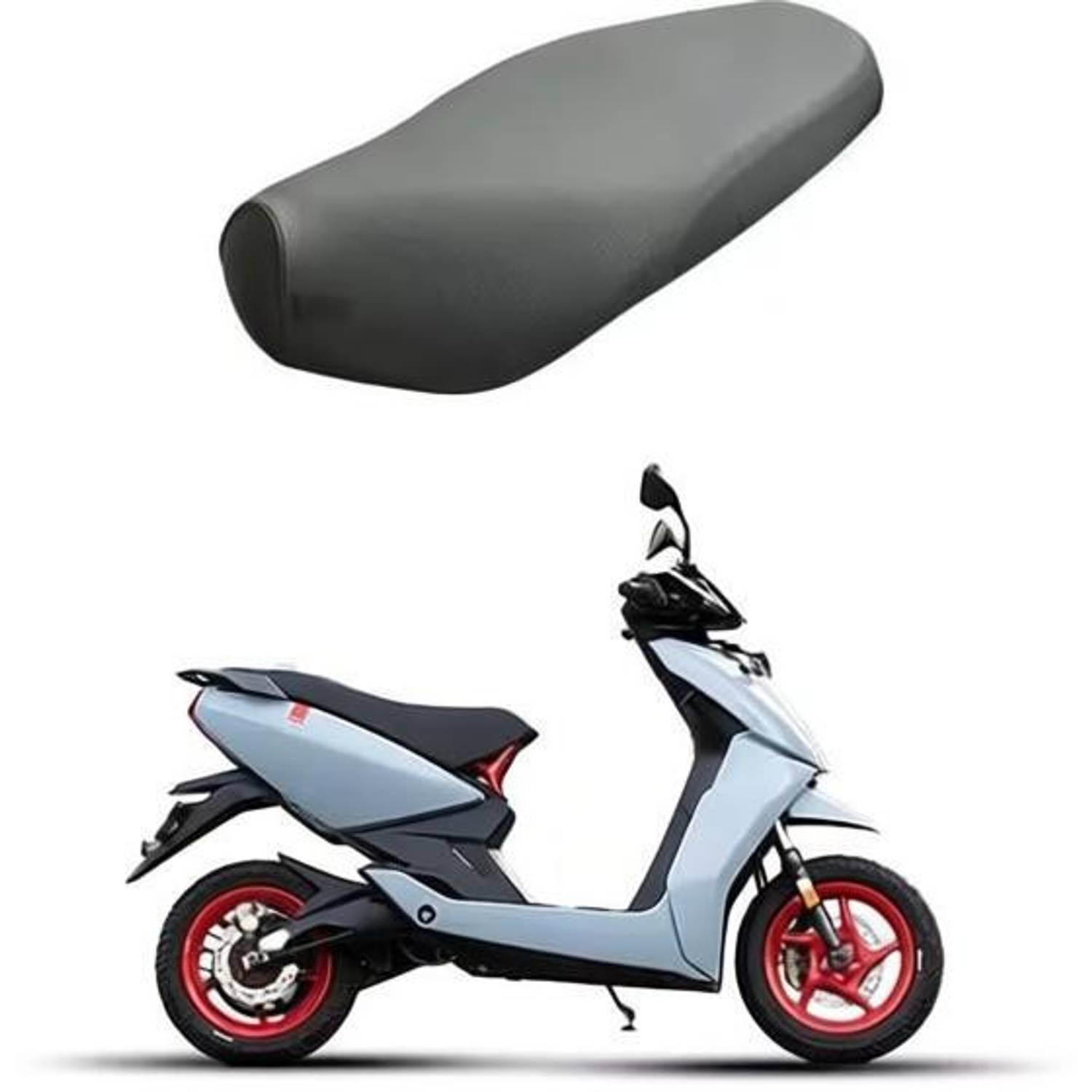 anmol enterprises Ather 450X Seat Cover Protect from Rust and Dust, PU Leather Waterproof Single Bike Seat Cover For NA NA