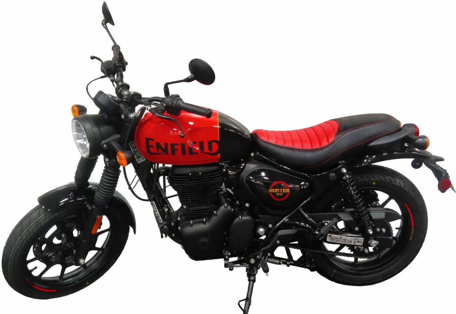 Image of ignitex Luxury Red Heavy Duty Single Bike Seat Cover For Royal Enfield Bullet, Bullet Classic, Classic, Classic 350