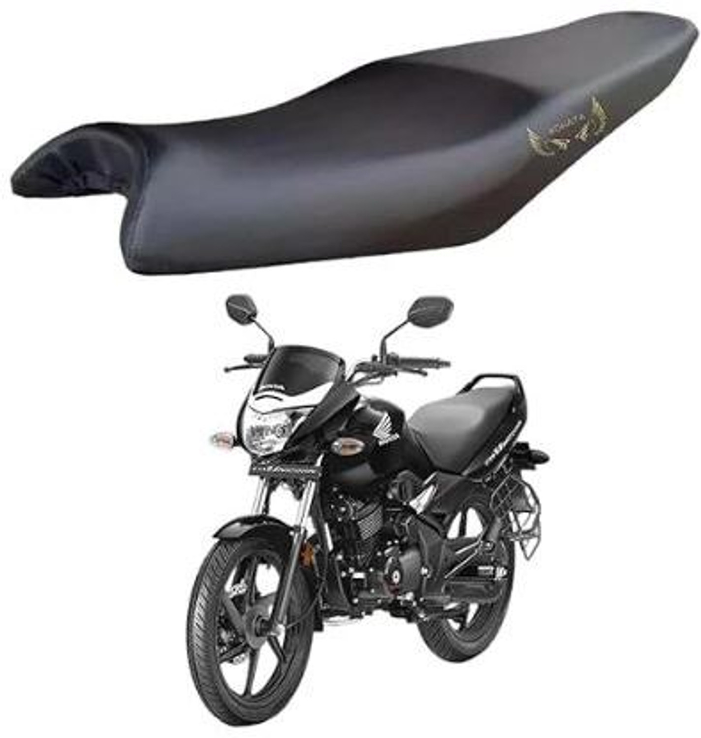 Image of Sanaacreation UNICORN SEAT COVER 08 Single Bike Seat Cover For Honda Unicorn