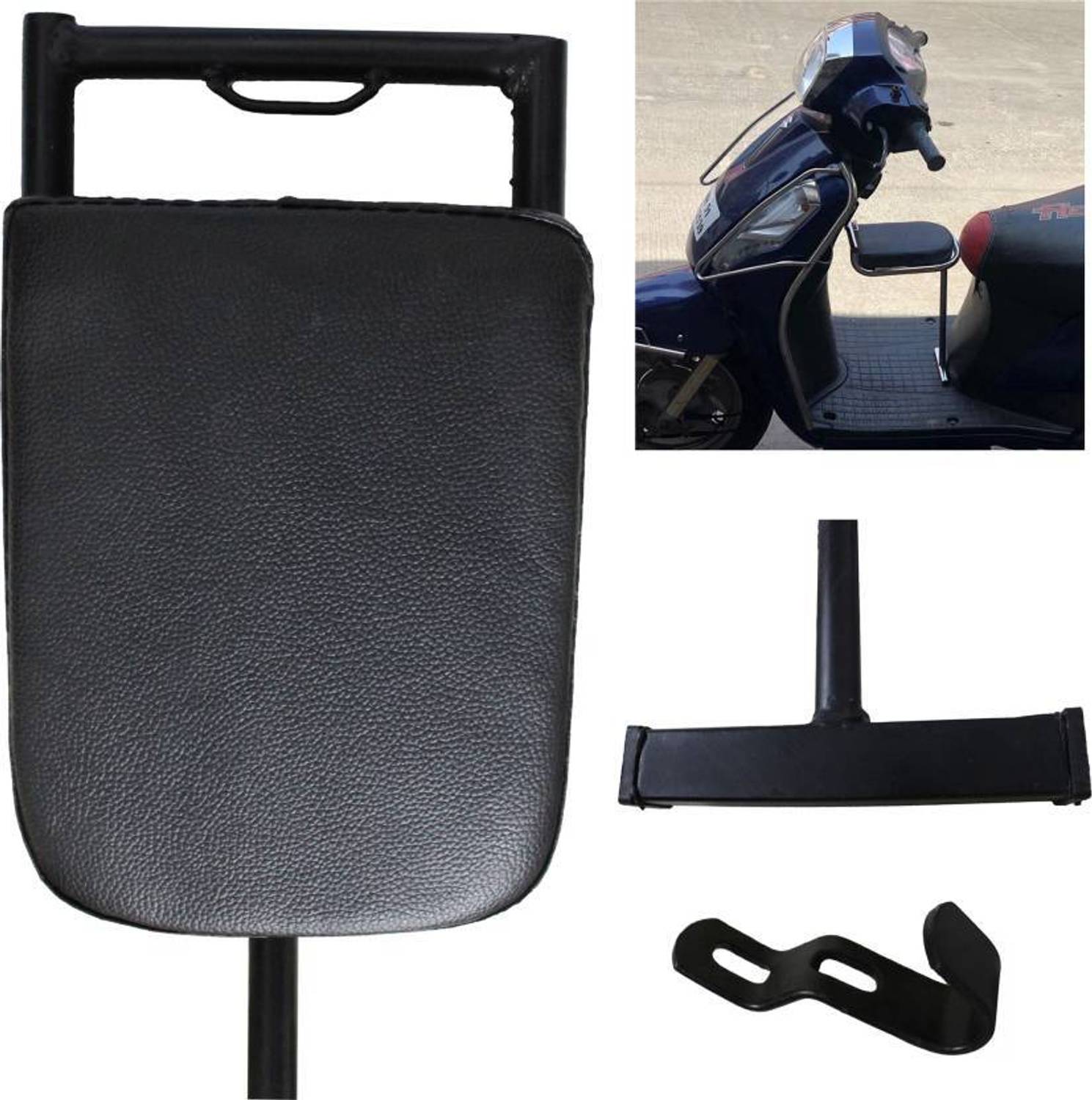 Autoladders Universal Folding Baby Seat For Scooty Single Bike Seat Cover For Hero, Honda, TVS, Bajaj, Suzuki Access, Access 125, Activa, Activa 125, Activa 6G, Jupiter