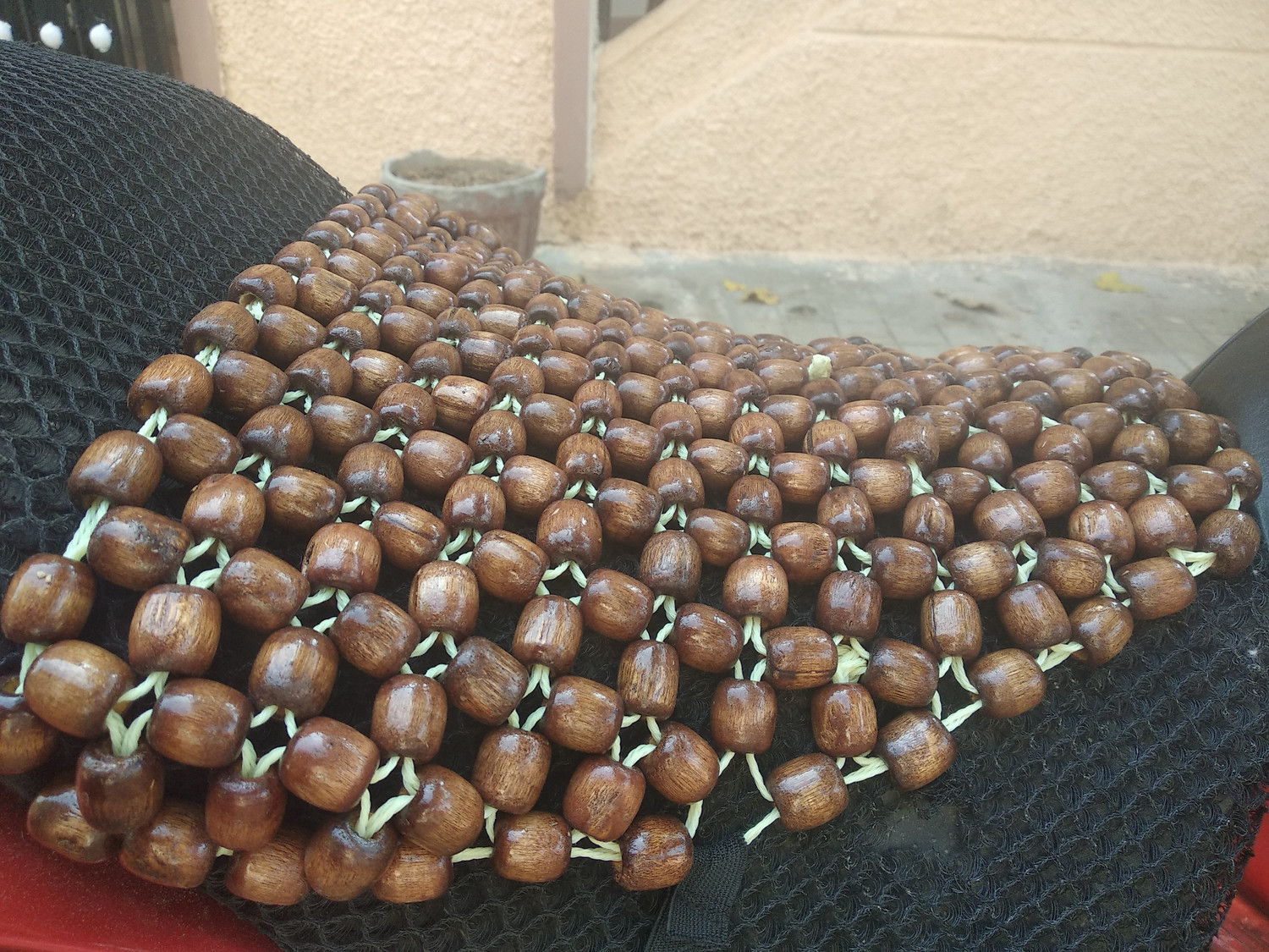 Image of Q1 Beads Wooden cushion Gel pad for all the Bike & Scooter Single Bike Seat Cover For Yamaha, Suzuki, Hero, KTM, Hyosung, TVS, Royal Enfield, Bajaj, Honda FZ16, Pulsar 150 DTS-i, Pulsar 220 DTS-i, R15, Aviator, Pleasure, Classic Desert Storm, Gixxer SF, Activa, Splendor, Access, Sport, Classic 350, Pulsar 135 LS DTS-i, Duke 200, CBR 150R, Apache, Discover 125 DTS-i, Pulsar 180 DTS-i, Thunder Bird 350, Apache RTR 160, CB Shine, Unicorn, CB Hornet 160, Continental GT, Avenger 220 DTS-i, Ninja 300
