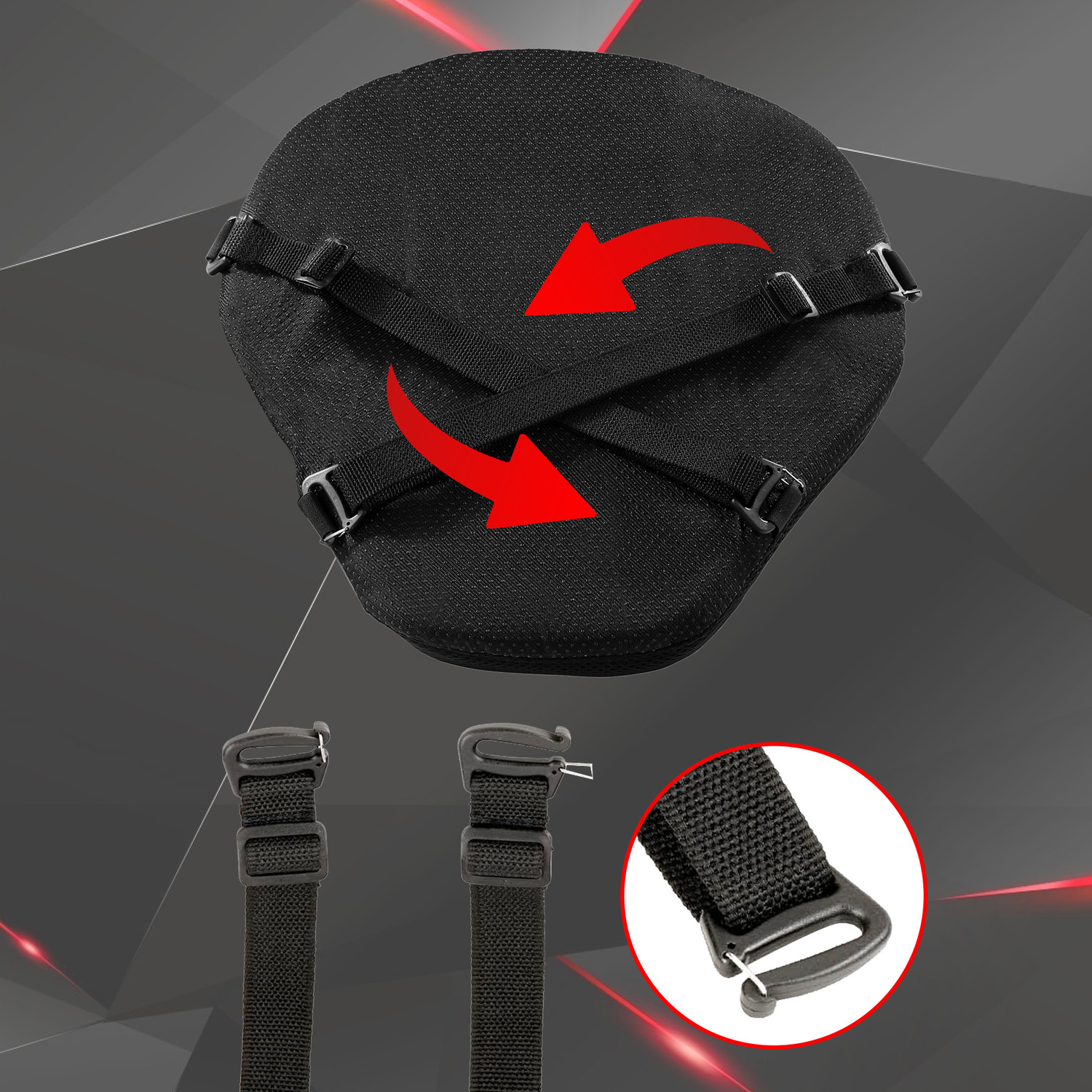 Image of GrandPitstop AirSeat-Cruiser-Pre-WOP Single Bike Seat Cover For Universal For Bike Classic