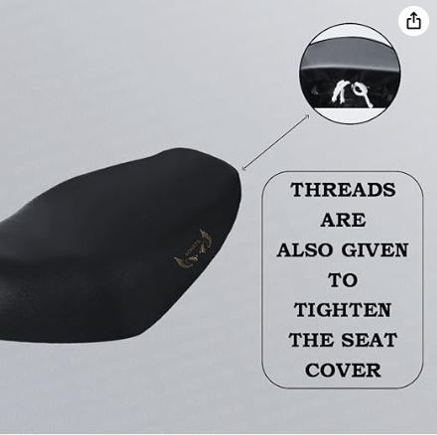 Image of Sanaacreation UNICORN SEAT COVER 08 Single Bike Seat Cover For Honda Unicorn