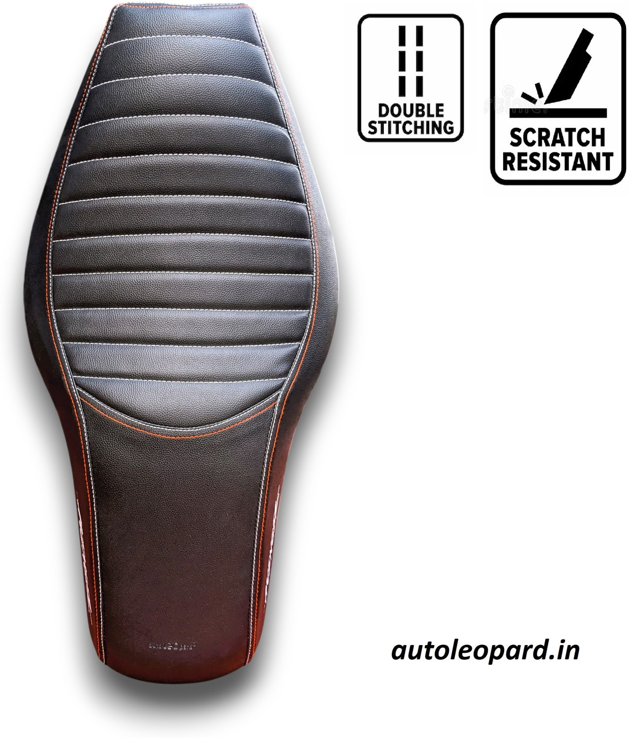 Image of AUTOLEOPARD AVENGER CRUISER 220 PREMIUM QUALITY Single Bike Seat Cover For Bajaj Avenger 220 DTS-i