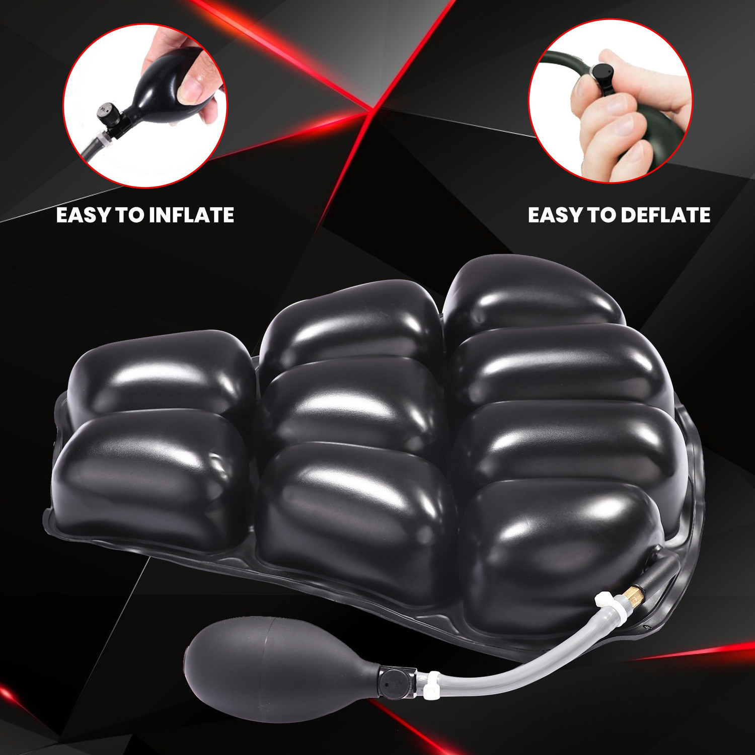 Image of GrandPitstop AirSeat-Sports-Pre Sports Single Bike Seat Cover For Universal For Bike Classic