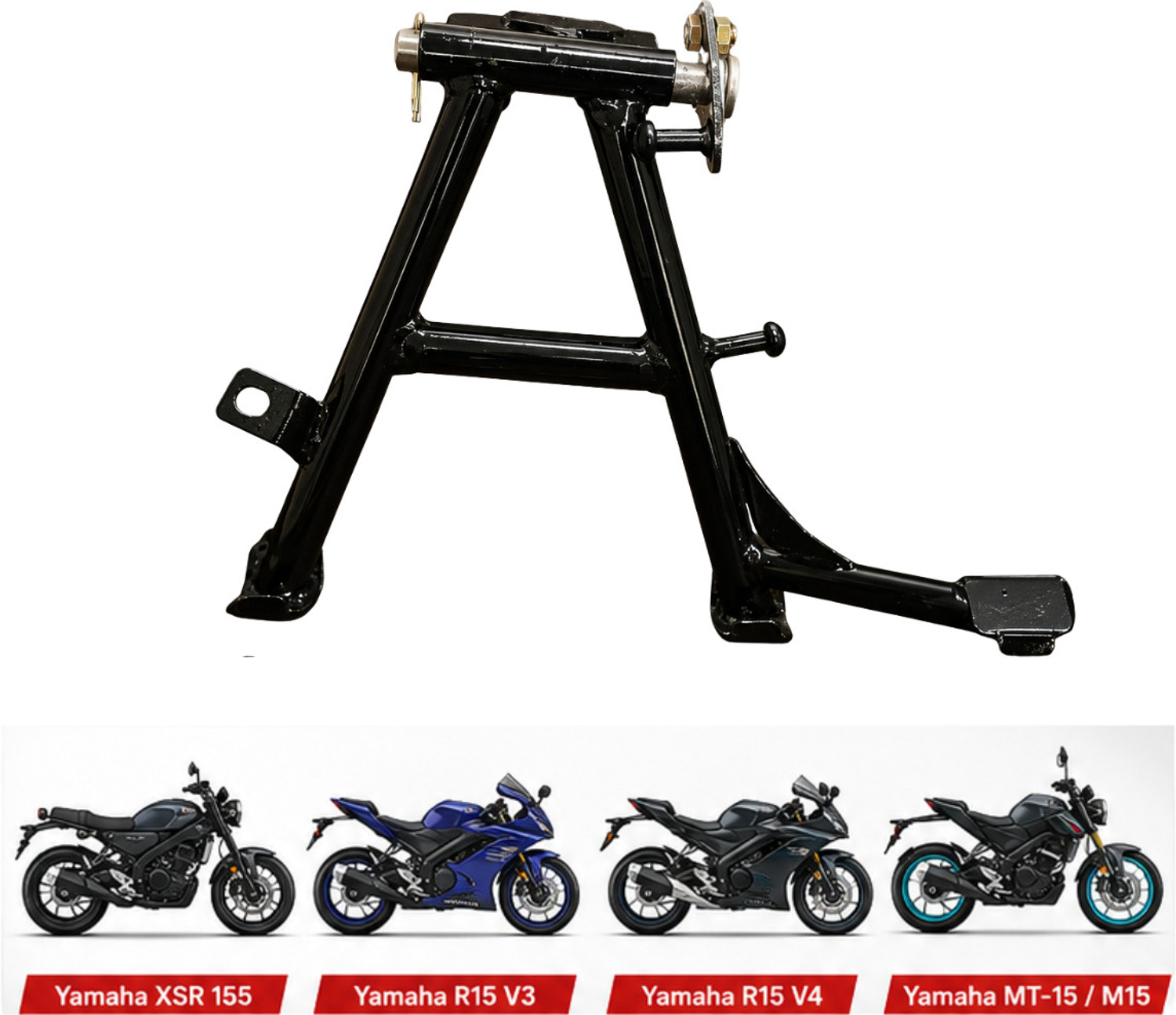 Image of MokyPro Center Stand Compatible for Yamaha XSR 155 / R15 V3 V4 / MT-15 / M15 Bike Centre Stand