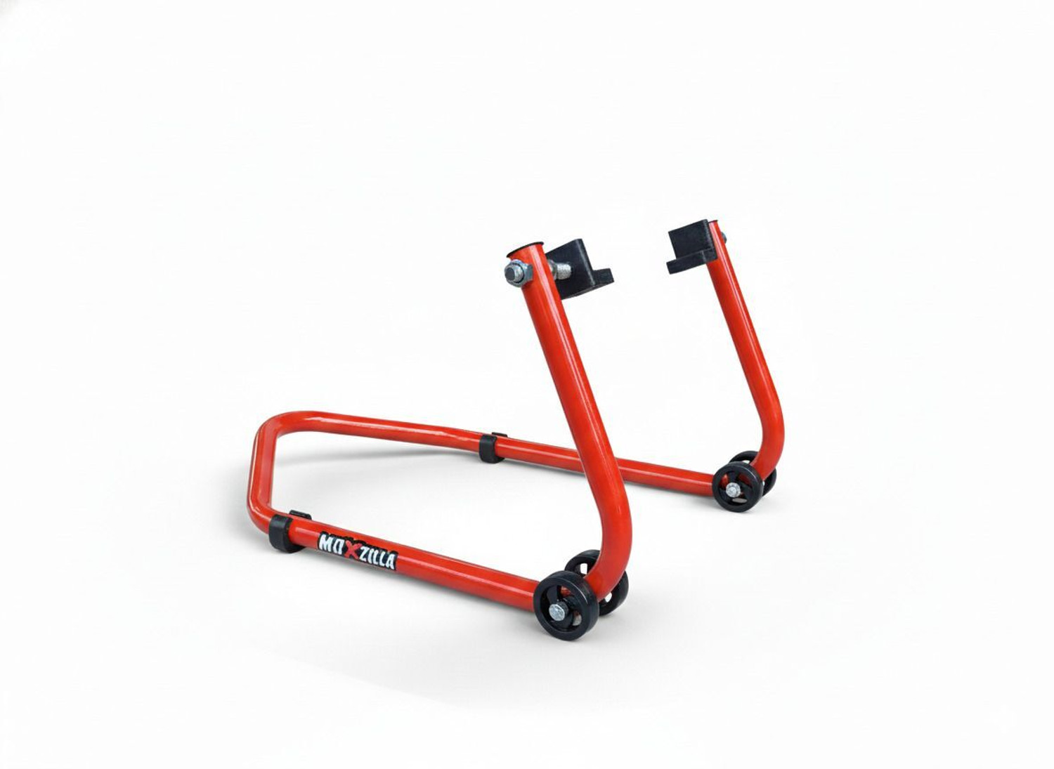 Image of MOXZILLA Universal Steamline Paddock Stand Red Suitable for All bikes Bike Storage Stand