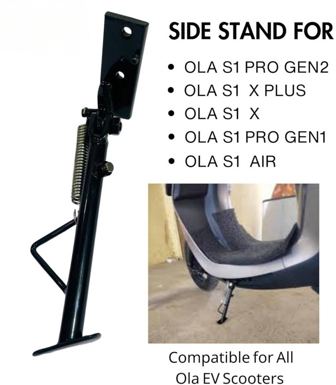 Vtrust Ola S1 Electric Scooter Side Stand - Image 4