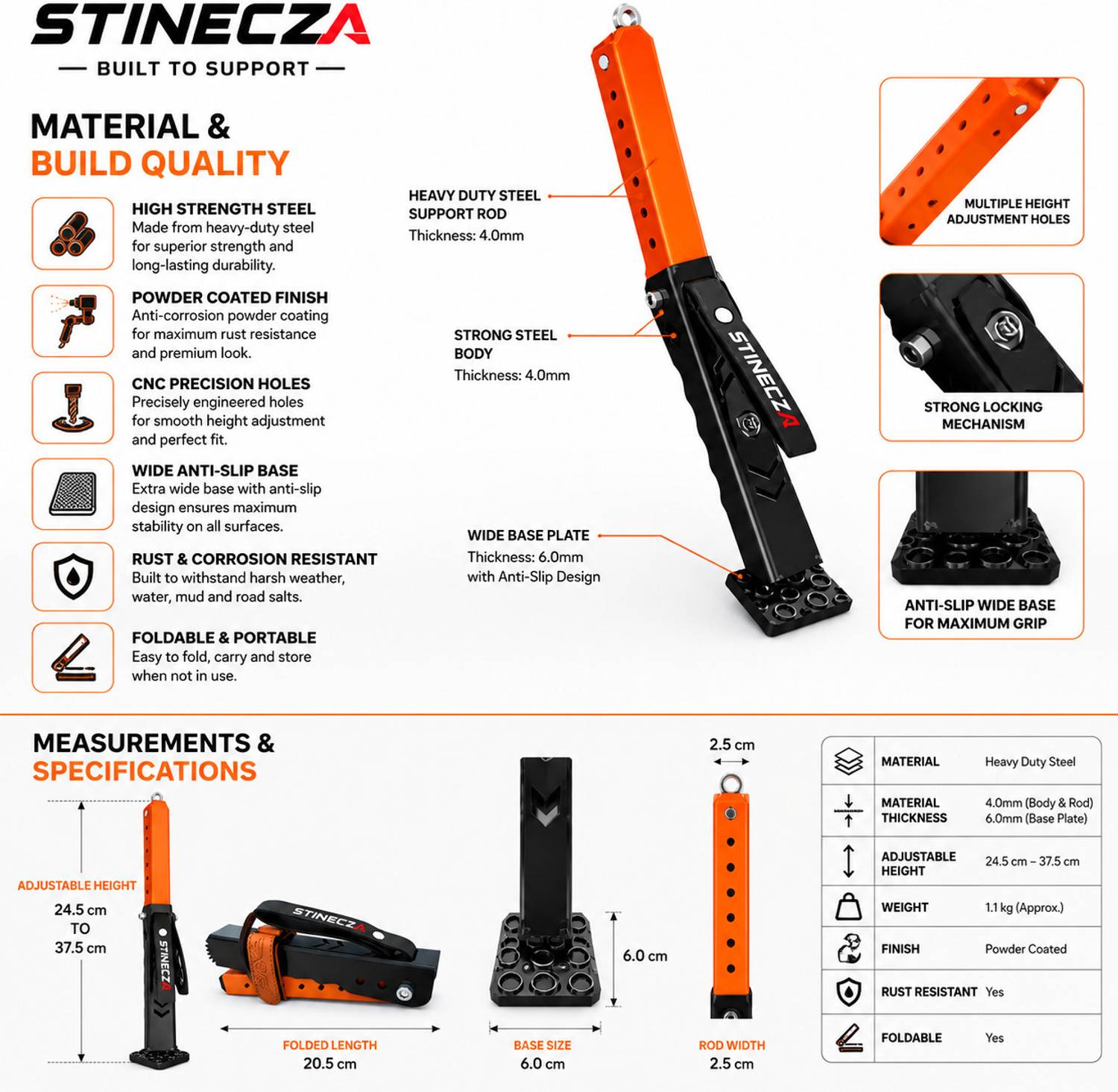 Stinecza Bike Jack Stand Storage Stand - Image 2