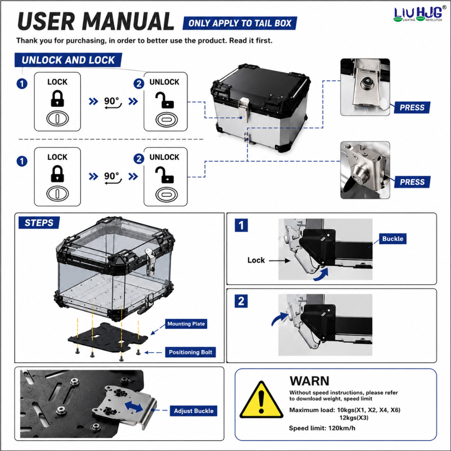 Image of liuhjg Top Box-B01 Bike Storage Stand (Floor Mount)