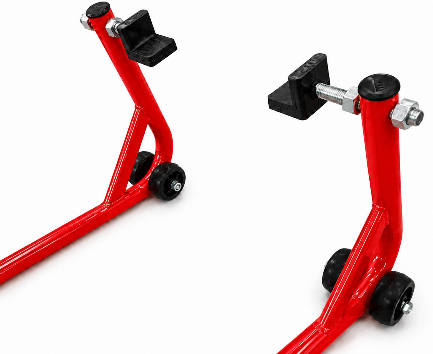 LASERKART Universal Racing Rear Paddock Stand for All Bikes, Red - Image 3