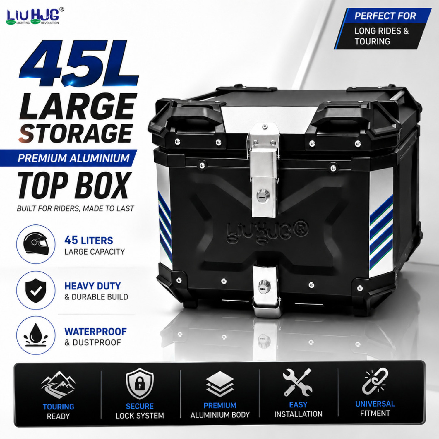 Image of liuhjg Top Box-B01 Bike Storage Stand (Floor Mount)