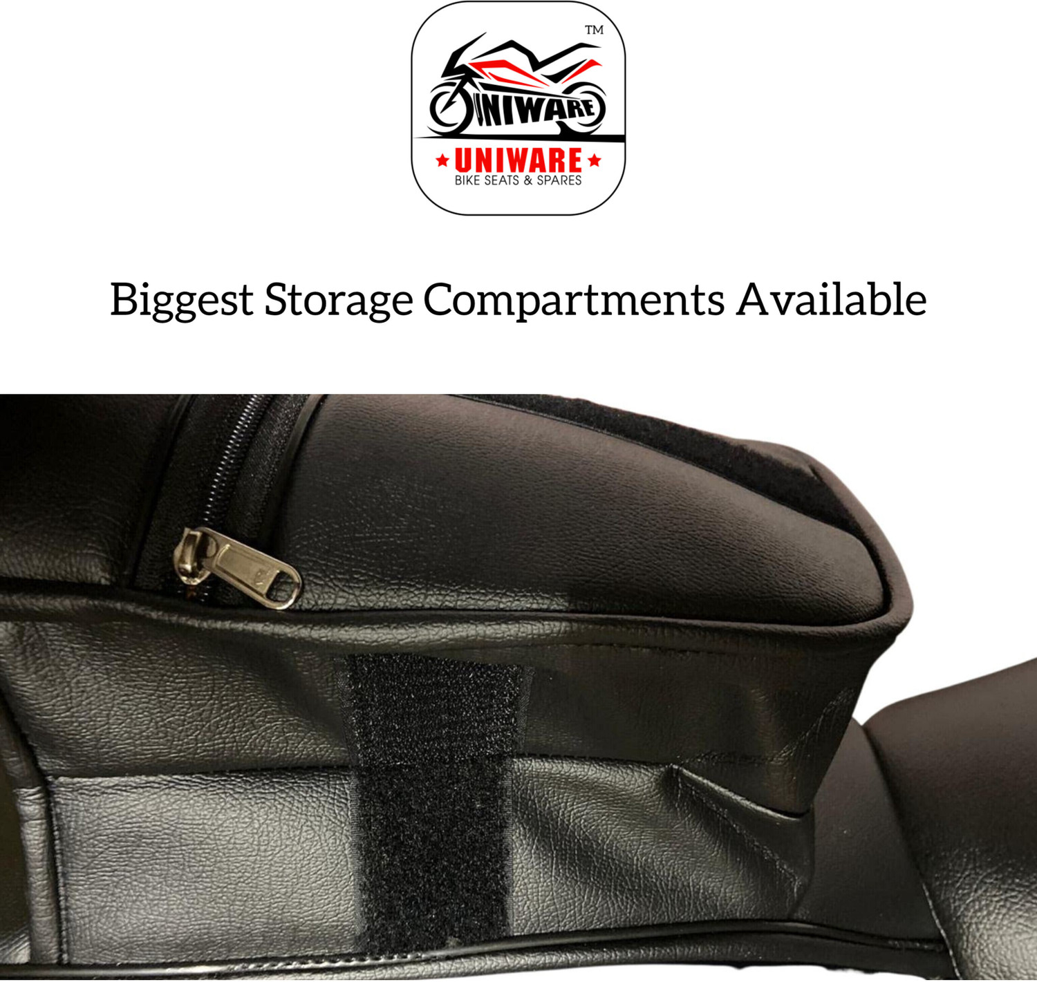 Image of Uniware RE Hunter 350 Leather Scratch Proof Unique Plain Black Tank Cover /Tank Bag Strap Royal Enfield NA Bike Tank Cover
