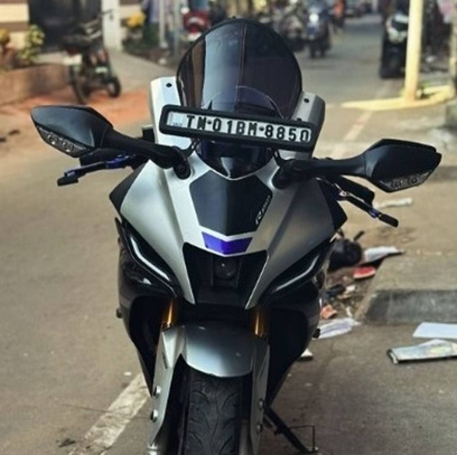 HARP MODZ Smoke Black Visor for Yamaha R15 V4 M - Image 4