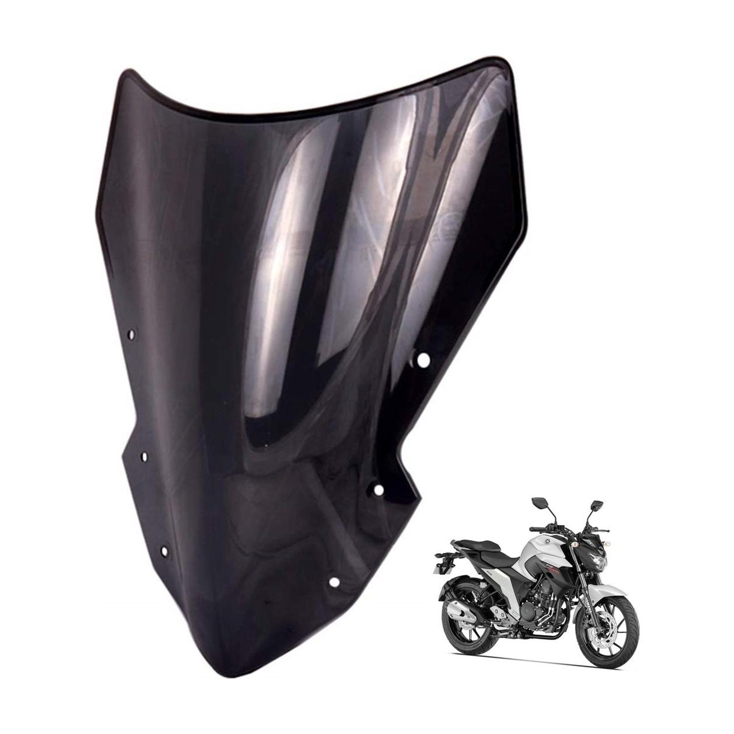 Image of SONSOU SMOKE VISOR SPORTS FZ25 Bike Windshield