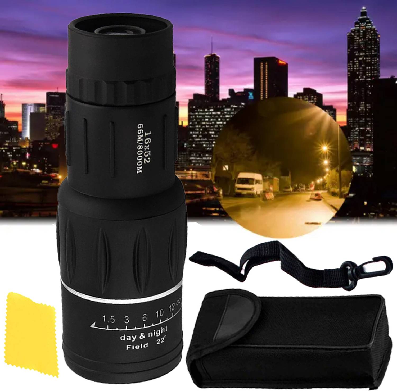 BNEL Dual Power Day Night Vision Binocular Binoculars