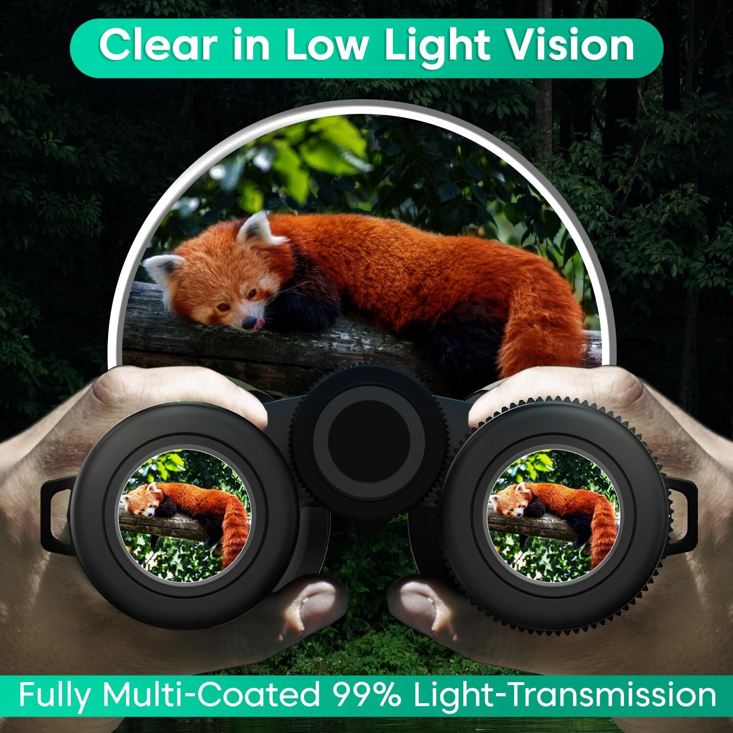 Image of sounce 15x52 UHD Binoculars - Lightweight, Wide Field, Waterproof Binoculars