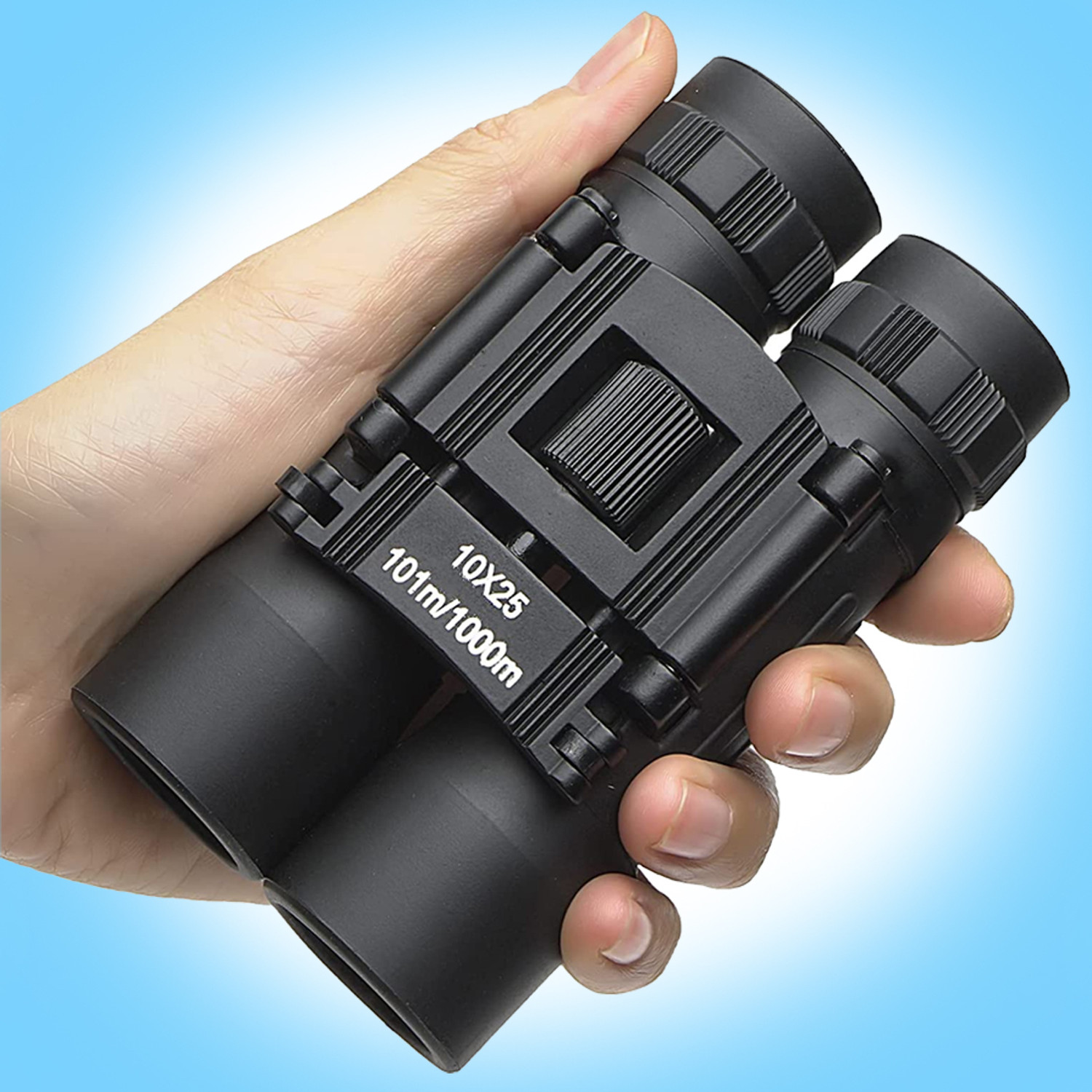 Image of COMET 10x25 Compact Lightweight Binoculars,Mini Pocket Folding Binoculars Binoculars