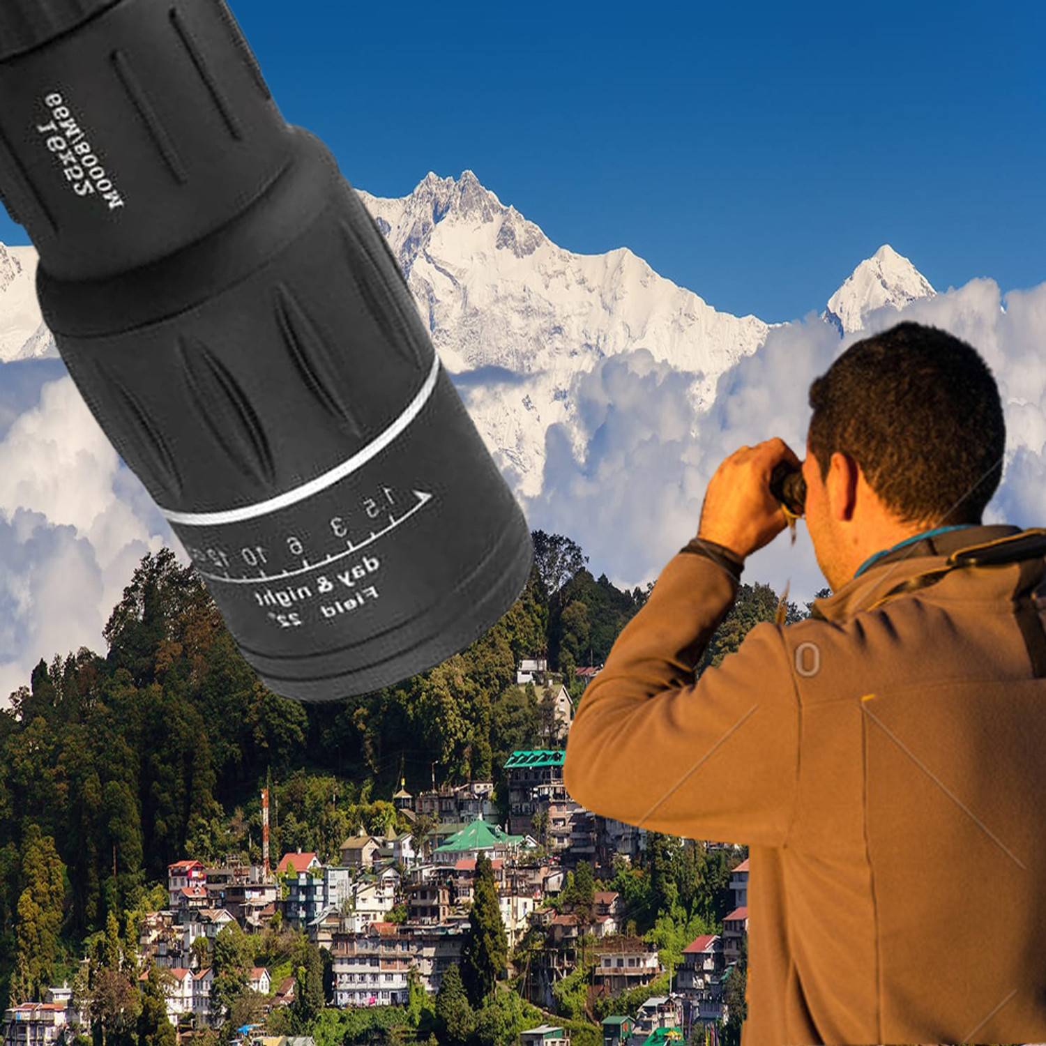 Image of YTRE HD Professional Binoculars Long Distance Zoomable Telescope Binoculars