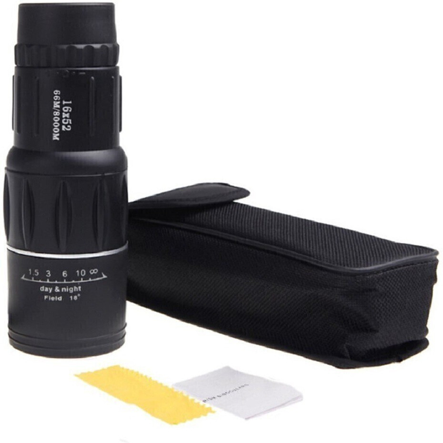 Image of Justakeit 16X52 Powerful Prism Binocular Monocular Telescope with Pouch.. Monocular