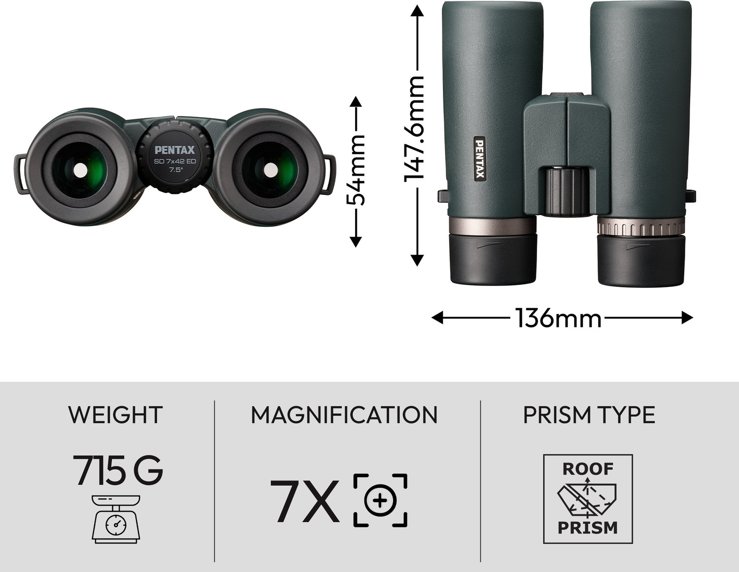 Image of Pentax SD 7x42 ED Binoculars