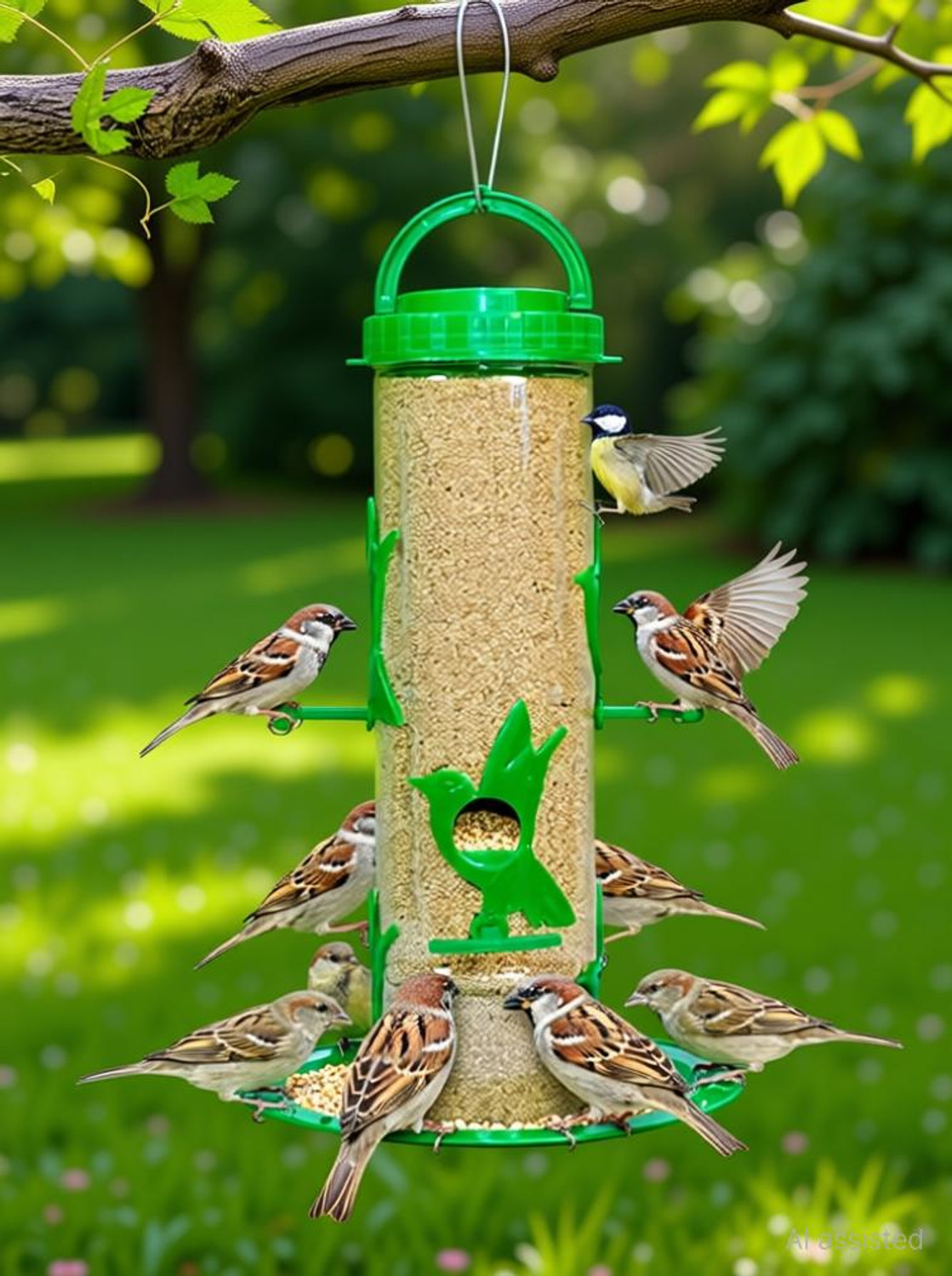 Image of AMIJIVDAYA Large Tube Bird Feeder