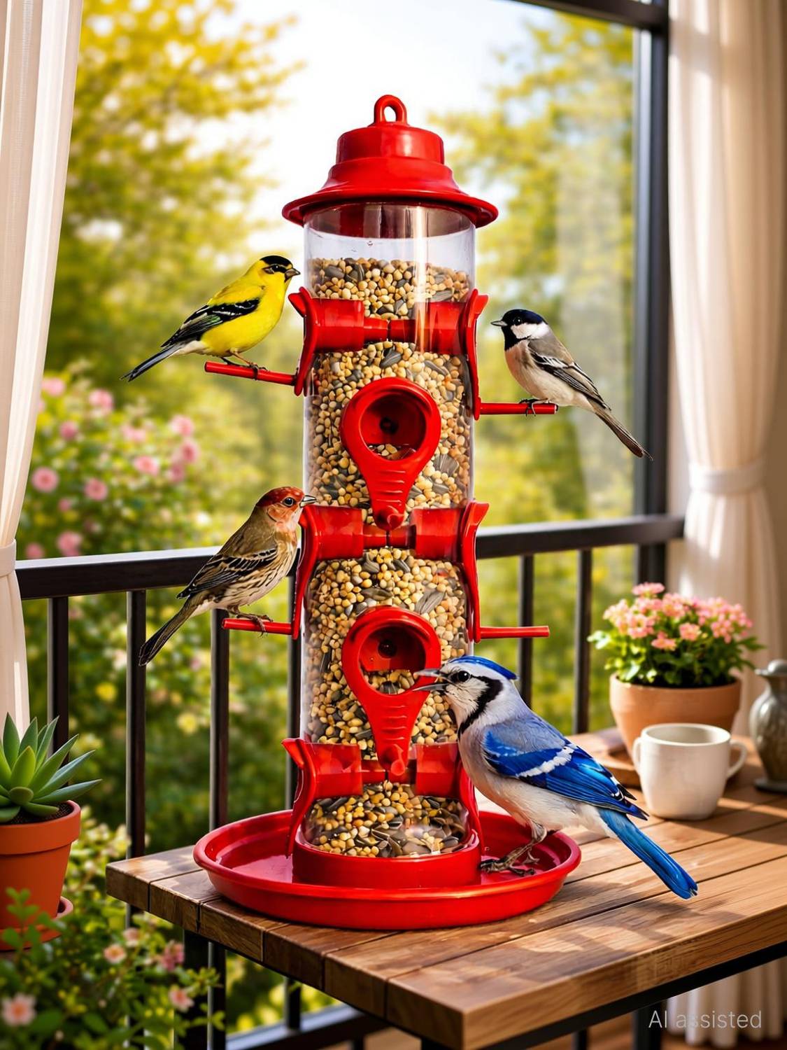 Avirox HAND-BF-63 Tray Bird Feeder