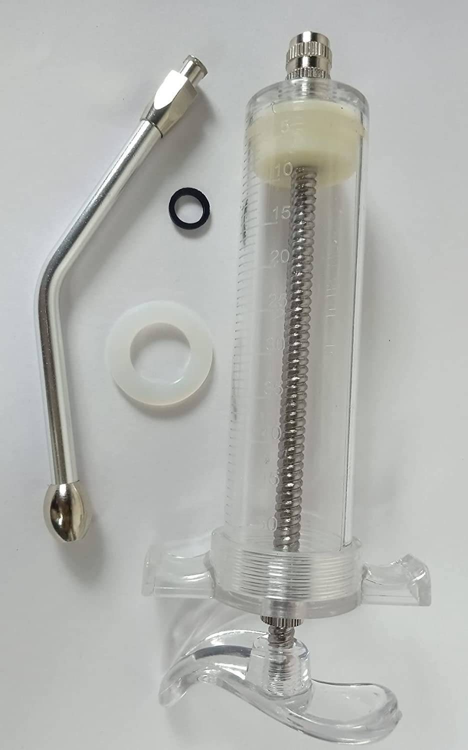 Agarwals 20ml Oral Feeding Syringe | Transparent | Luer Lock | for Veterinary Use Ground Bird Feeder