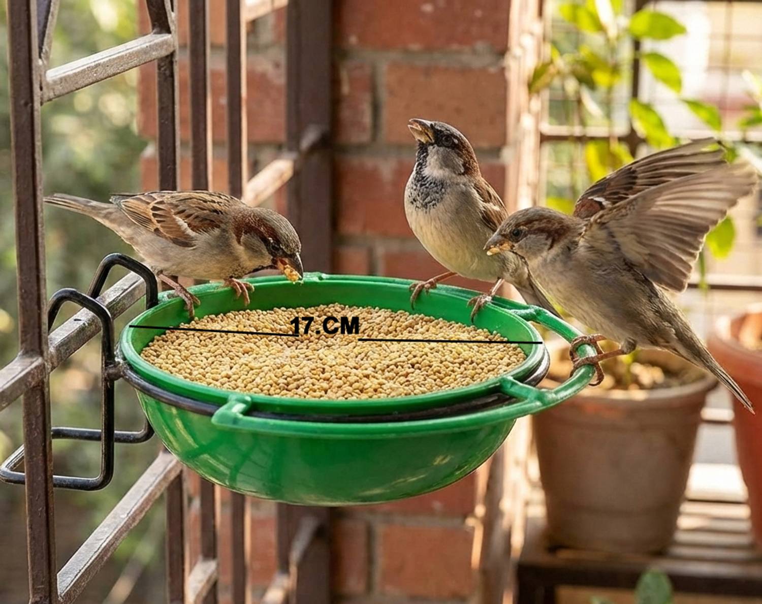 AMIJIVDAYA Window Bird Feeder Bird Feeder