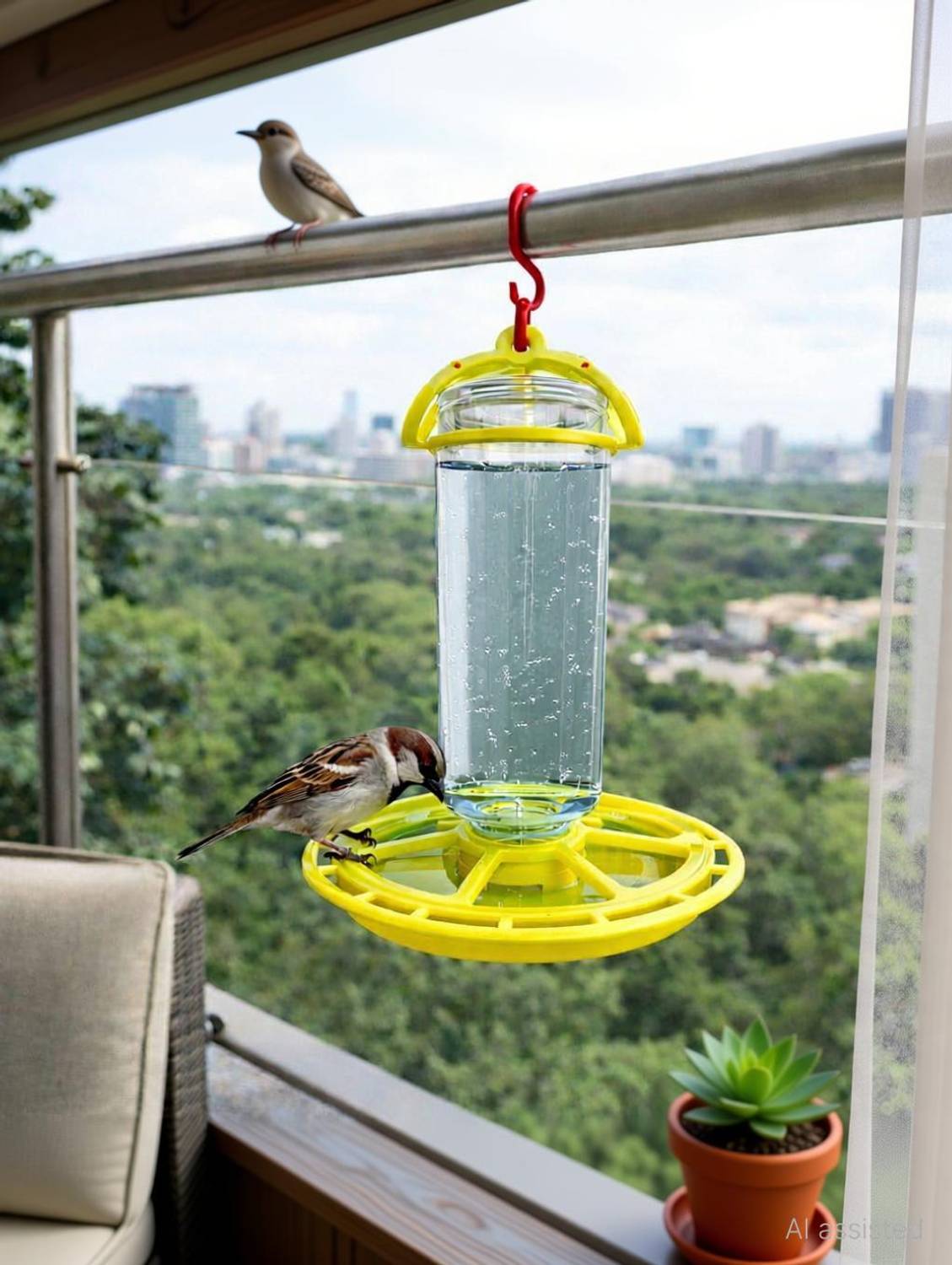 Avirox Blue Bird Bird Feeder