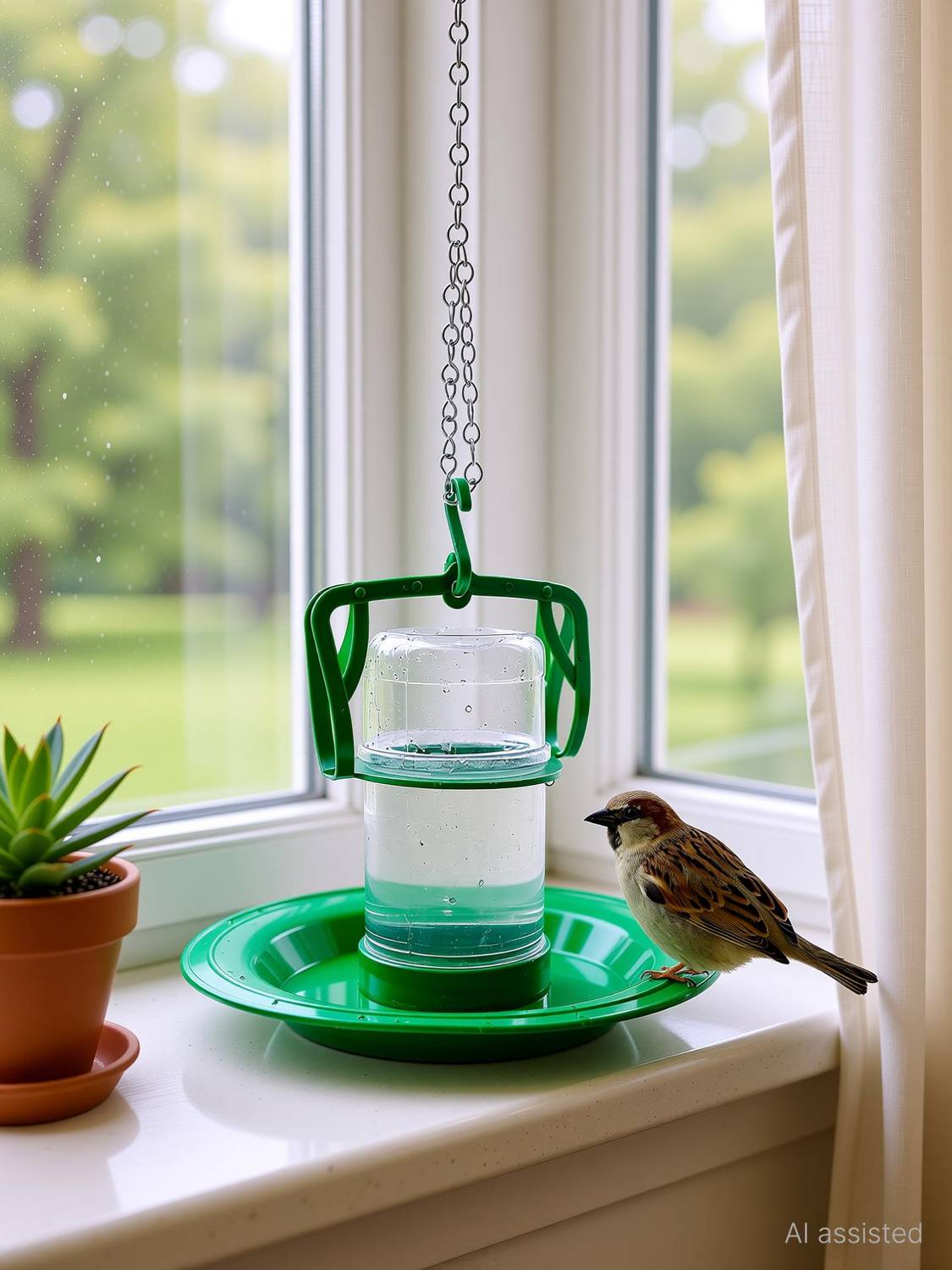 AMIJIVDAYA Window Bird Feeder Bird Feeder