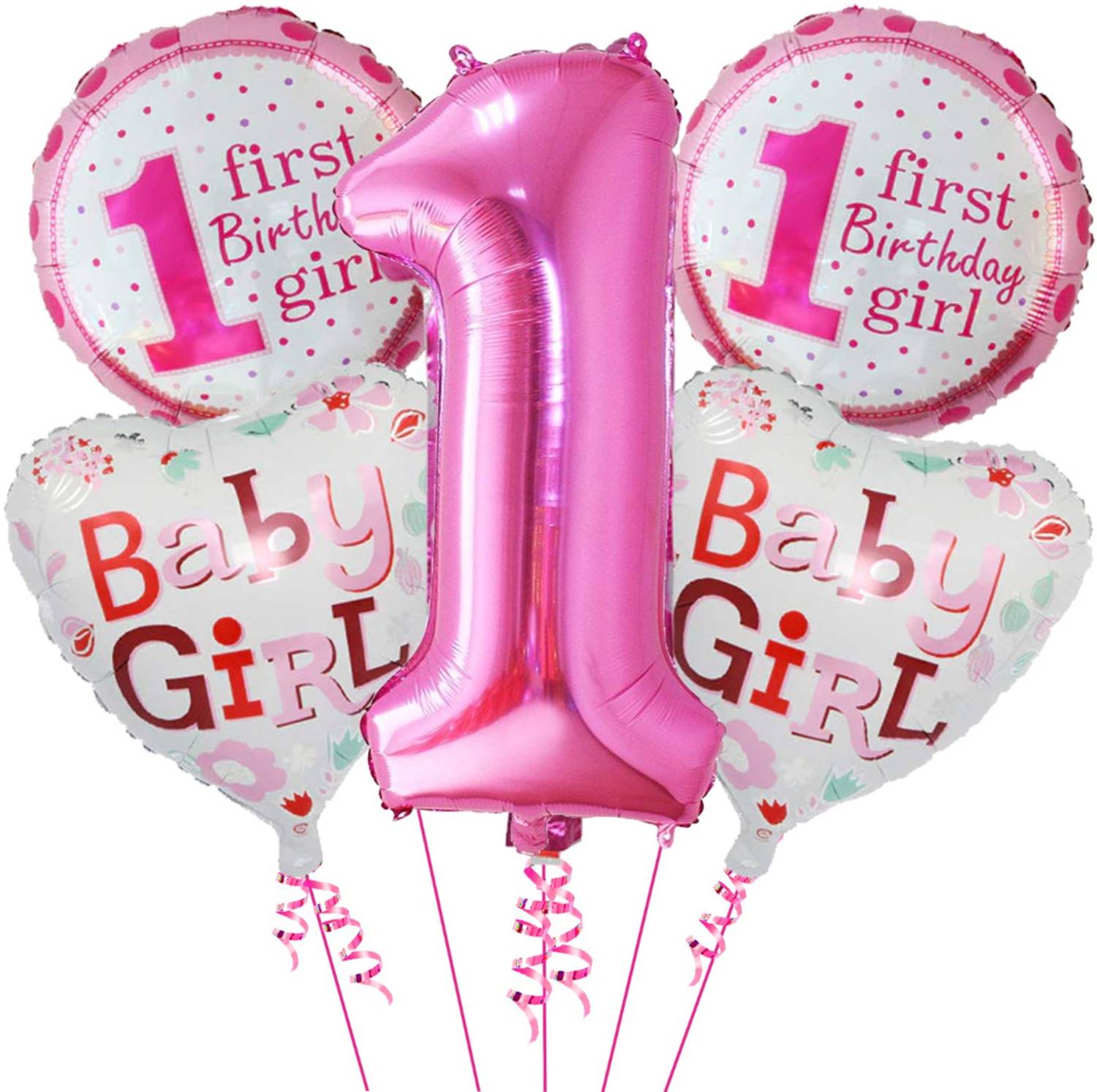 ANILOONS Frist Birthday Decoration Items For Girls.