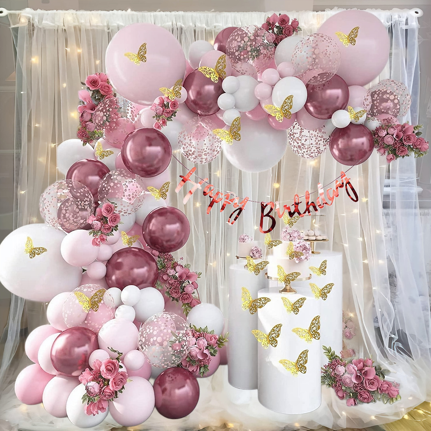 Image of ANILOONS Birthday Decoration Item for Girls.