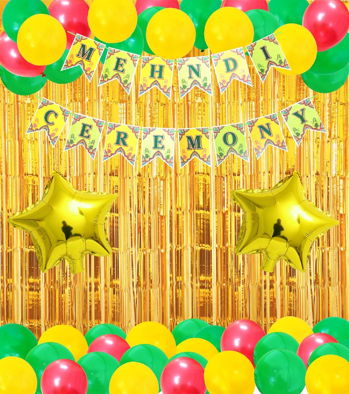 Agk Mehandi Decoration Items - Haldi Mendi Ceremony Photo Booth Item