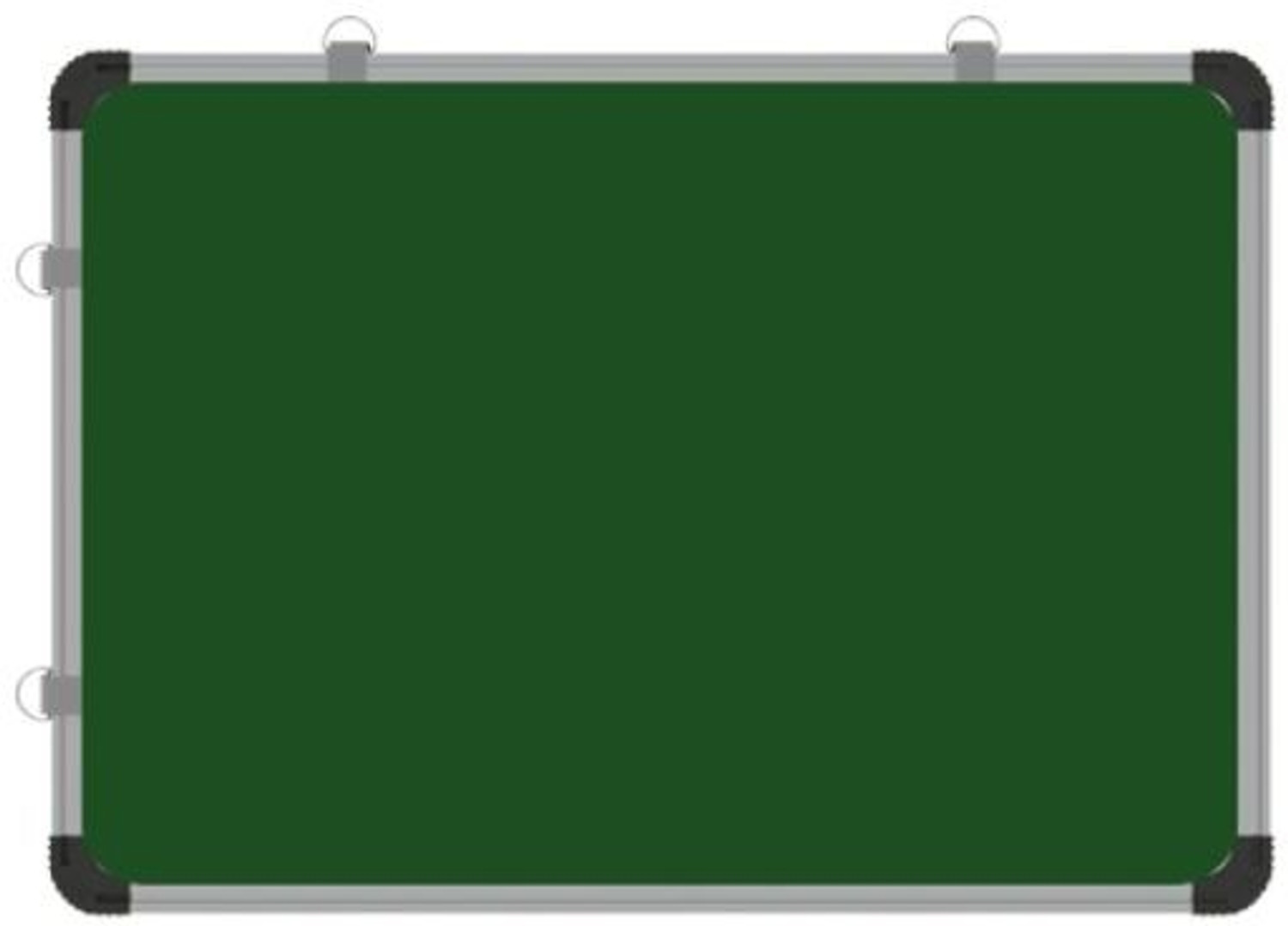 Image of Viprax 3x4 Feet Non-Magnetic Double Sided Whiteboard & Chalkboard-01 White, Green board