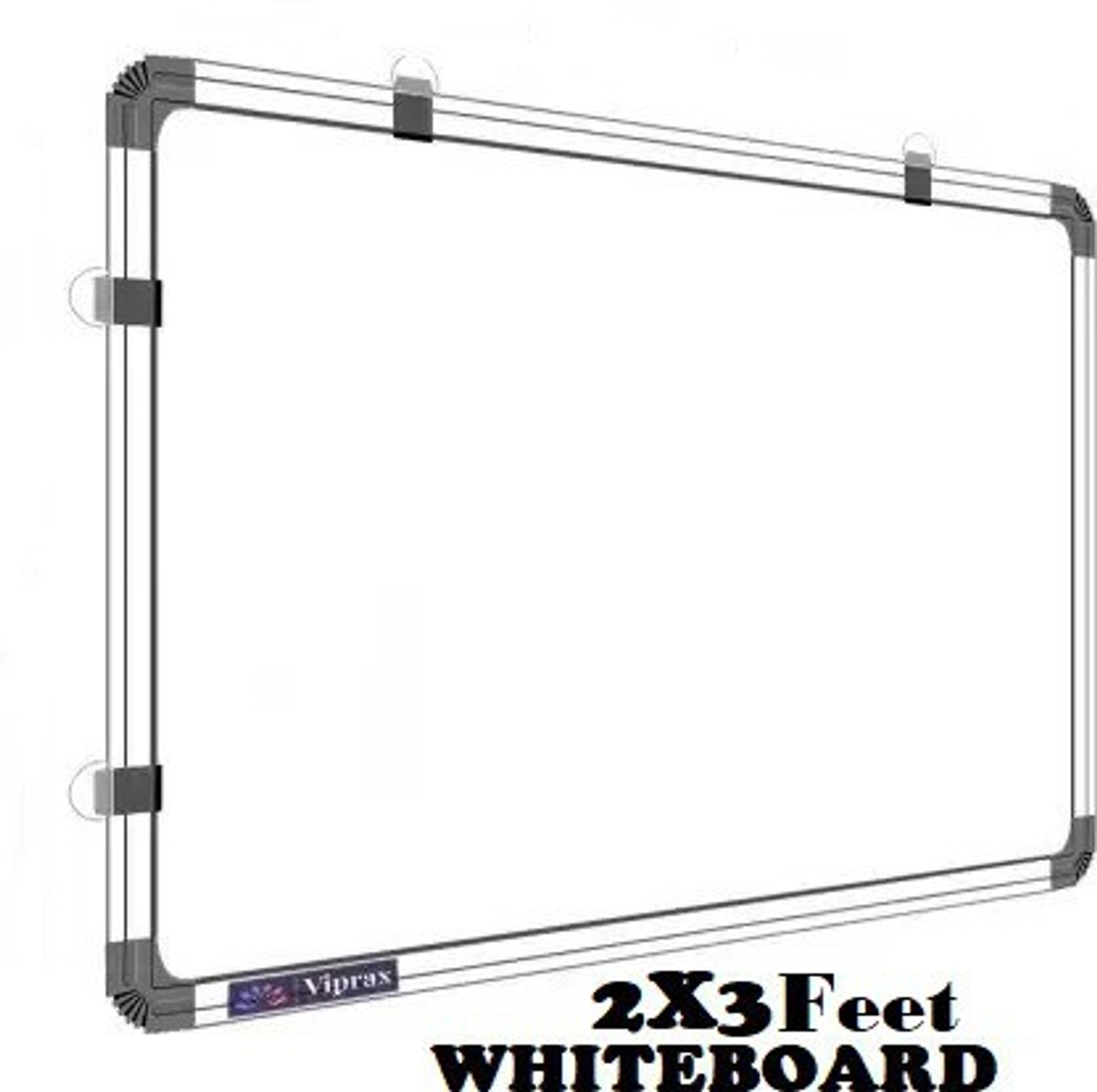 Image of Viprax Non Magnetic 2x3 Ft. White board One Side Marker and Reverse Side Chalk Board White board