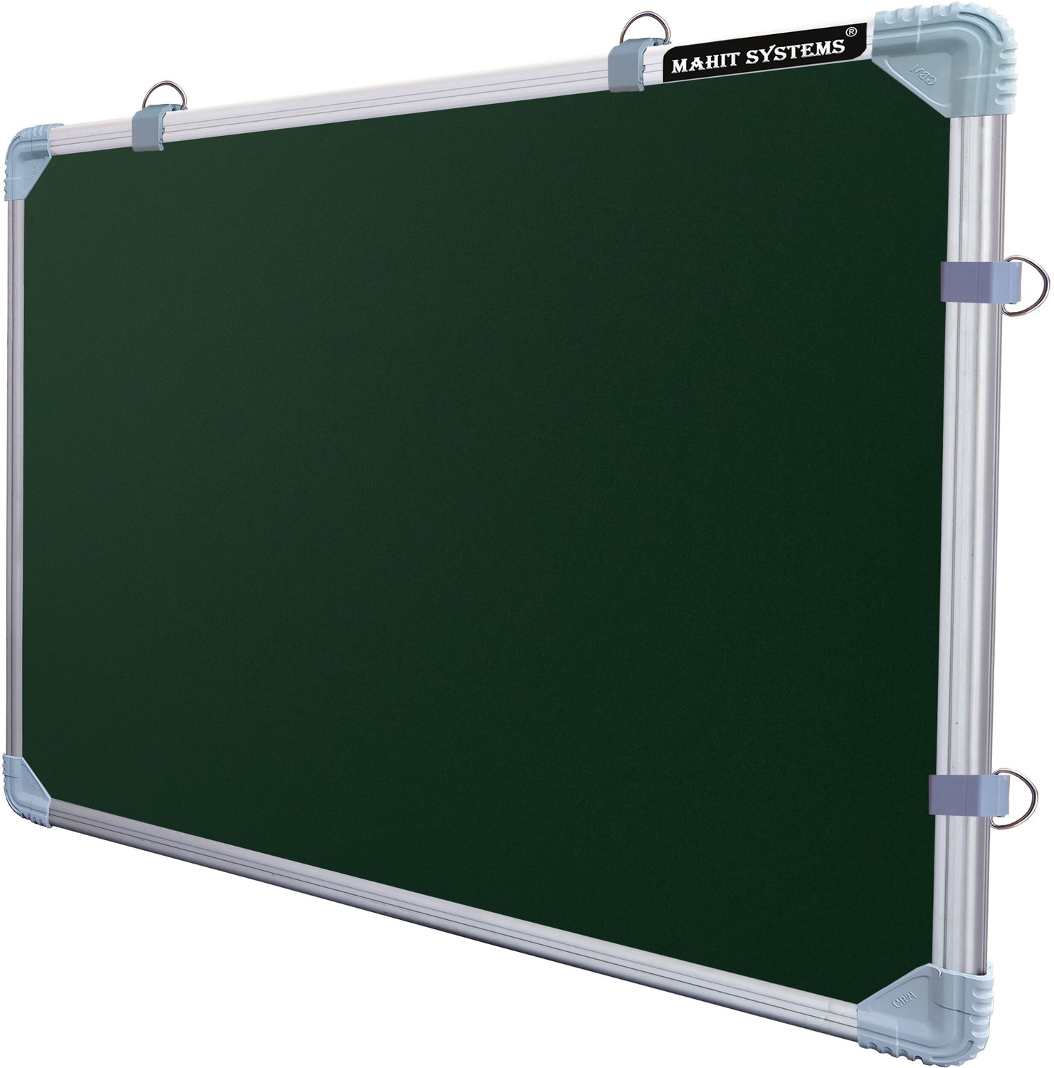 Image of Mahit Systems 2x3 Ft' Non-Magnetic Double Sided Chalk Board & White Board for Office White, Green board